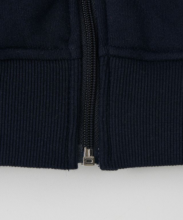 MUSINSA | RONRON SIDE LACE SWEAT TRACK ZIP UP NAVY