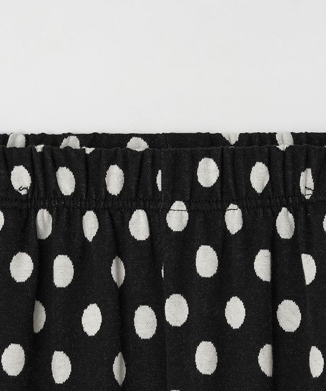 MUSINSA公式 | RONRON DOT LACE LINE SWEAT PANTS BLACK