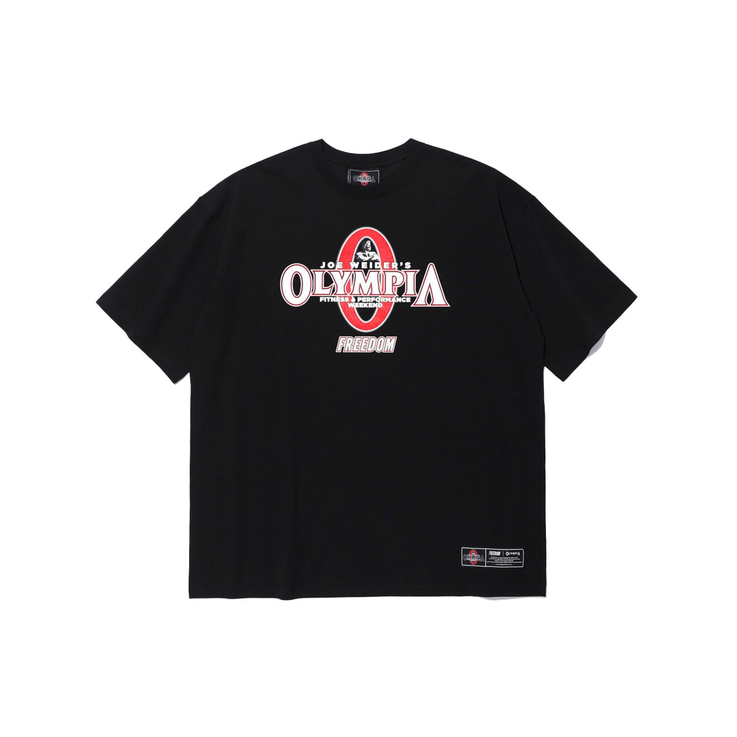 日本未発売　オリンピアコラボ　Freedomクロップドシャツ Mサイズ MUSINSA公式 | FREEDOM Olympia Big Logo T-Shirt_2color