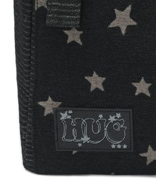 MUSINSA公式 | HUG YOUR SKIN Stardust Denim Backpack (Black