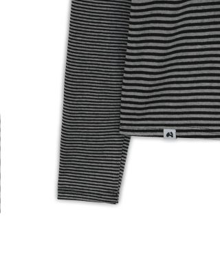 ☆hug your skin☆ Striped Babydoll Hoodie White Black MUSINSA | HUG YOUR SKIN Striped Babydoll Hoodie (White Black)