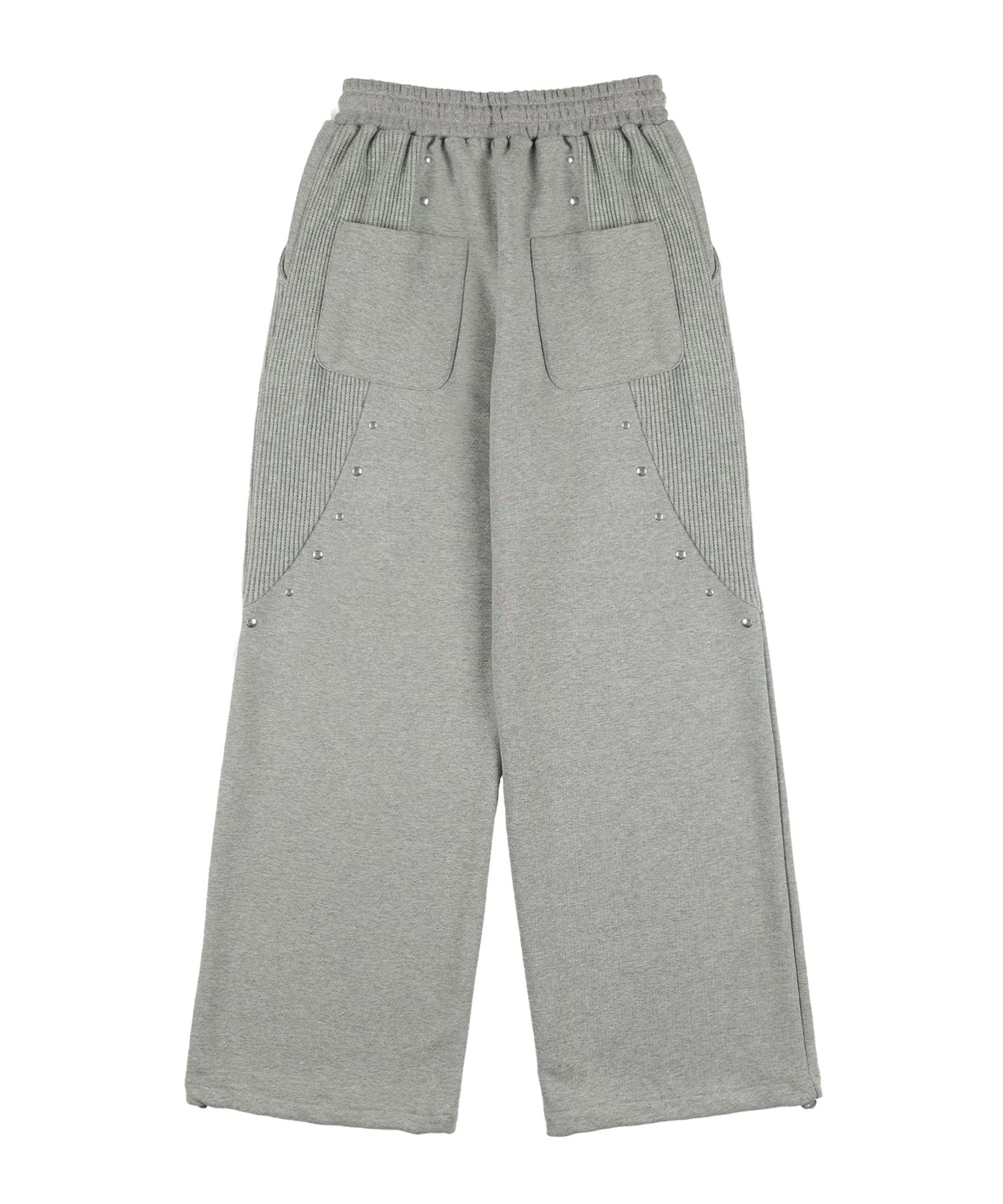 NASTYKICK ■ Waffle Stud Sweatpants MUSINSA | NASTYKICK Waffle Stud Sweatpants (Melange) K25QC692