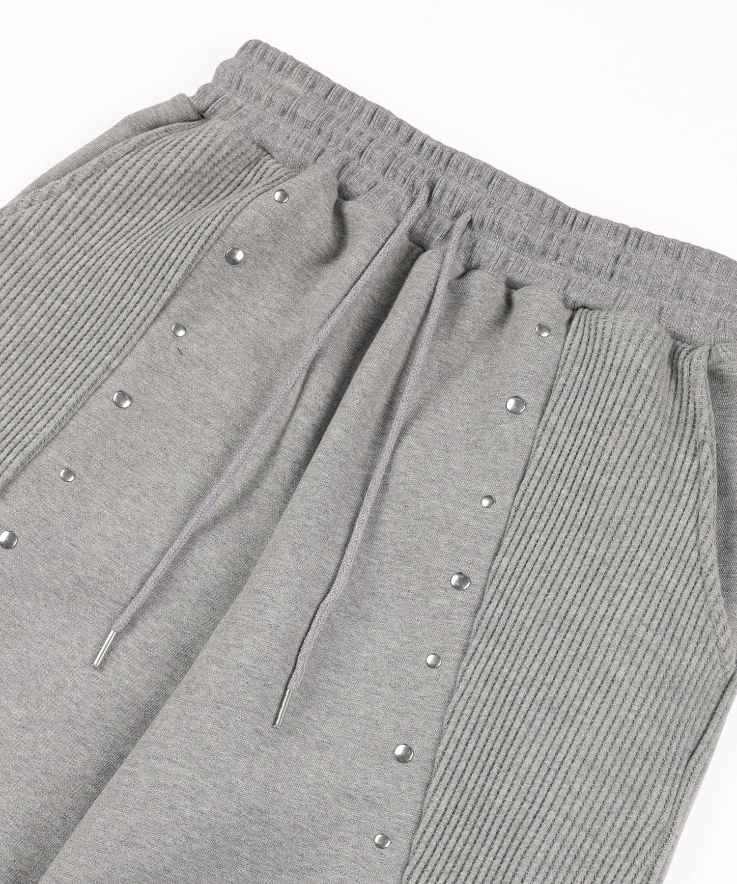 NASTYKICK ■ Waffle Stud Sweatpants MUSINSA | NASTYKICK Waffle Stud Sweatpants (Melange) K25QC692