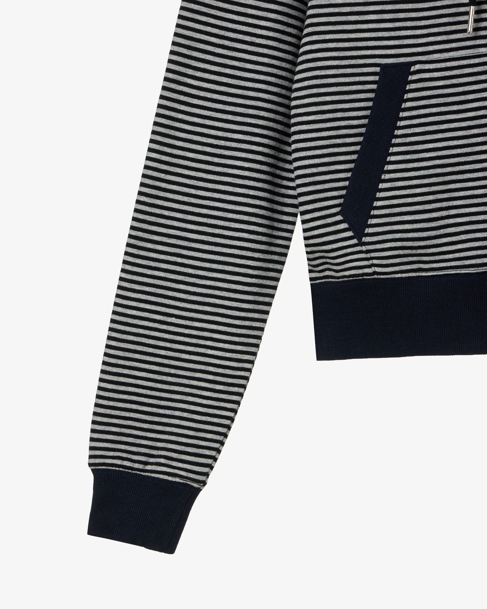 韓国 人気[AEAE] STRIPE SMALL LETTER HOOD ZIP UP MUSINSA | AEAE STRIPE SMALL LETTER HOOD ZIP UP [BLACK]
