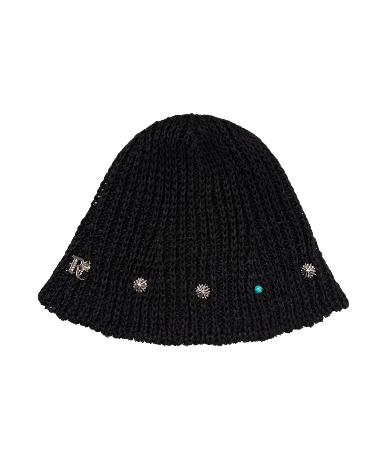 MUSINSA | RSSC RIVET BUCKET BEANIE - BLACK