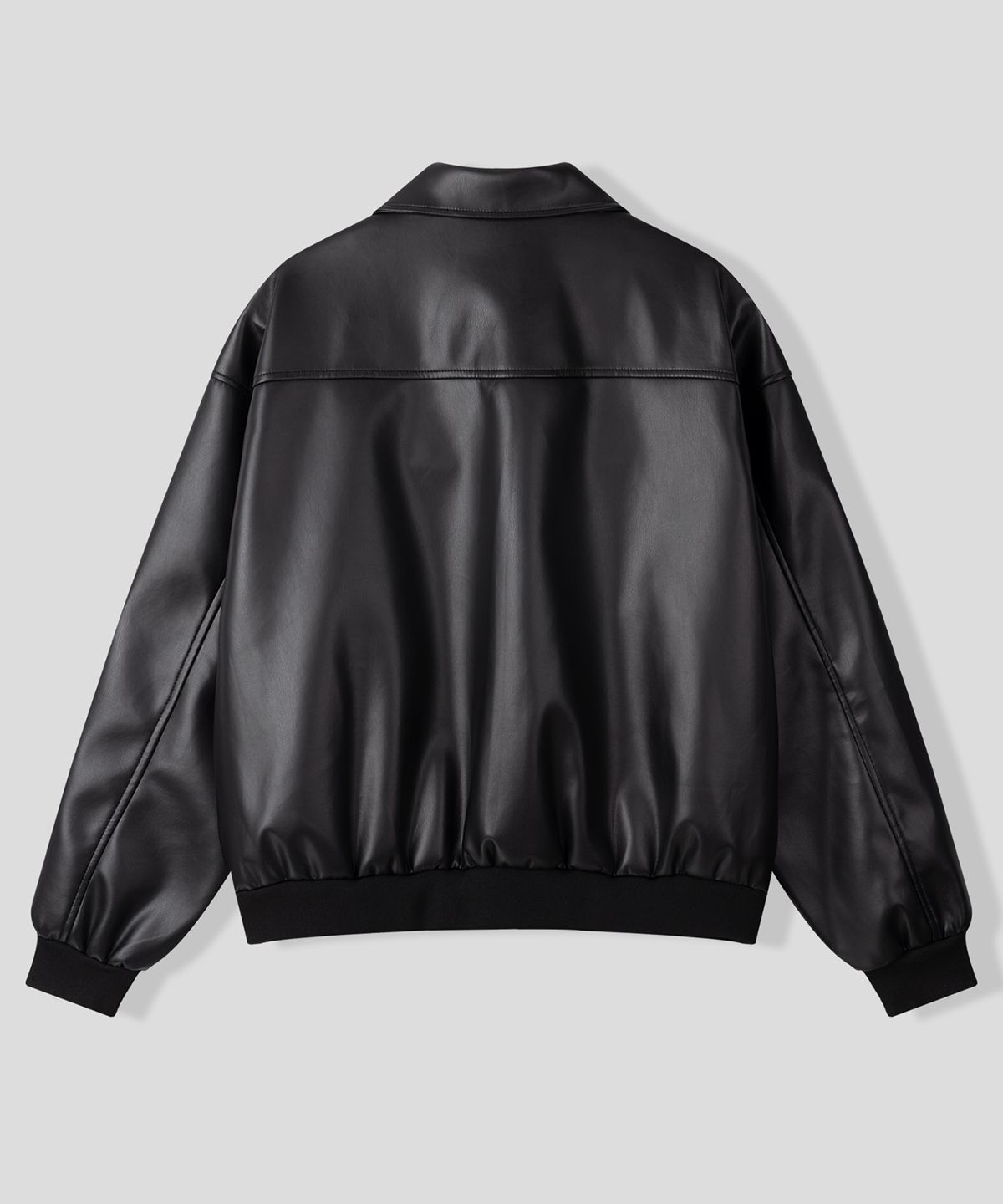 美品✨最高級ラムレザー 短丈 ブルゾン アーカイブ グランジ L Lui's（ルイス）の「グランジシンセティックレザーZIPブルゾン