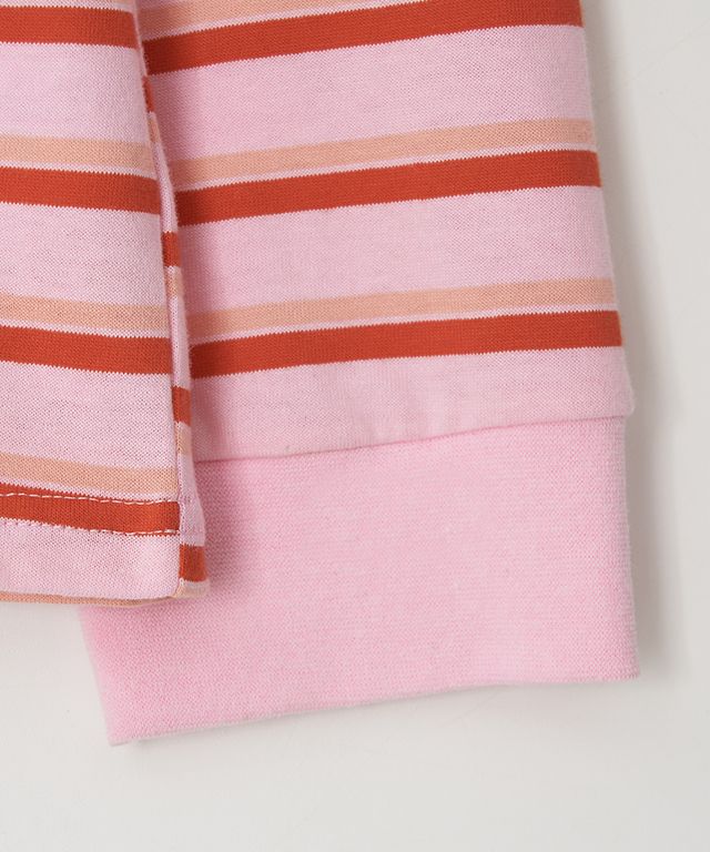 MUSINSA公式 | RONRON MULTI STRIPE HEART POCKET OVER FIT LONG