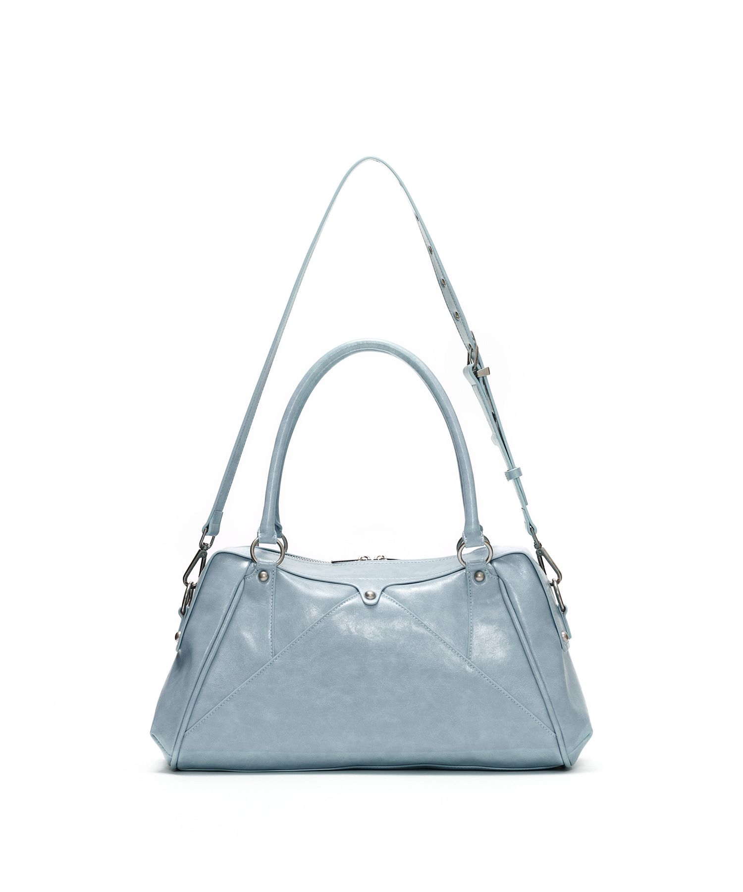 ★ sunburnproject★ Faux Leather MOS Bag SKY BLUE SBBOAC001 Faux Leather M.O.S Bag, SKY BLUE - sunburnproject