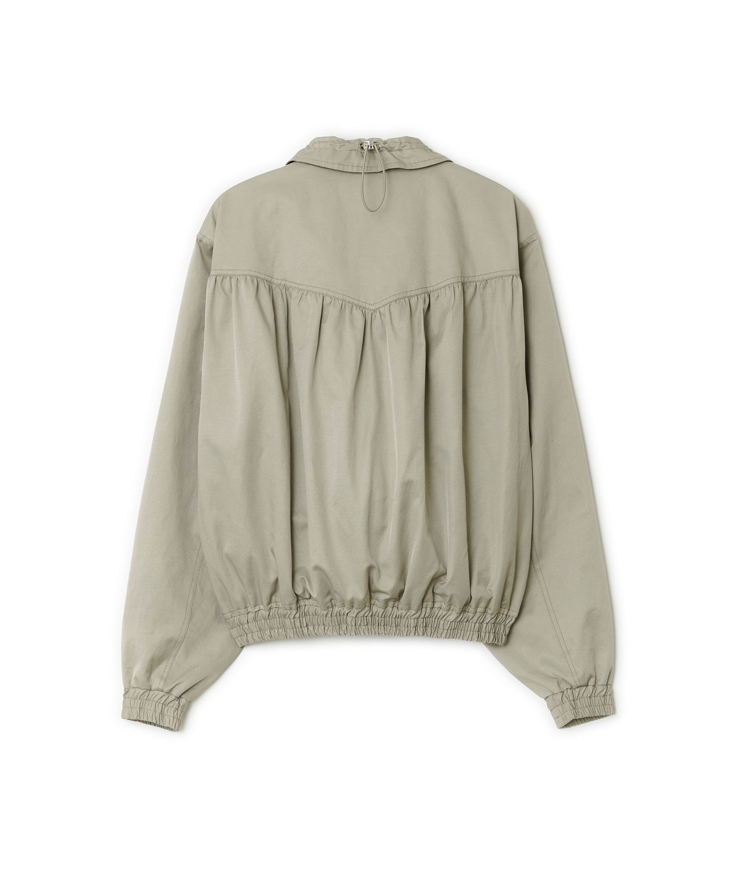 MUSINSA | SUNBURN PROJECT String Bomber Shirring Jacket