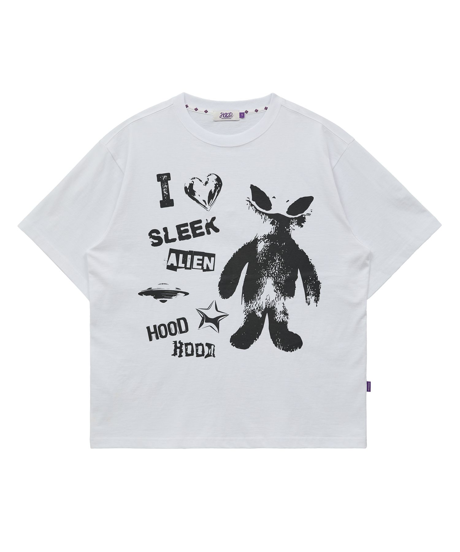 HOODHOOD ♥ Alien Stamp Overfit Short Sleeve T-shirt MUSINSA | HOODHOOD Alien Stamp Overfit Short Sleeve T-shirt Navy