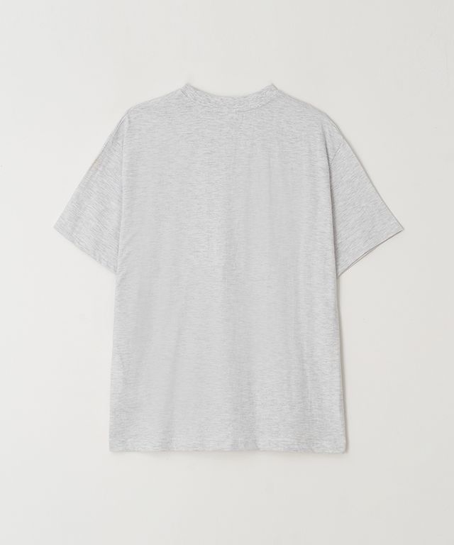 Tシャツ・カットソー RONRON 88 STAR MIXED APPLIQUE OVER FIT T SHIRT WHITE MELANGE MUSINSA公式 | RONRON 88 STAR MIXED APPLIQUE OVER FIT T SHIRT
