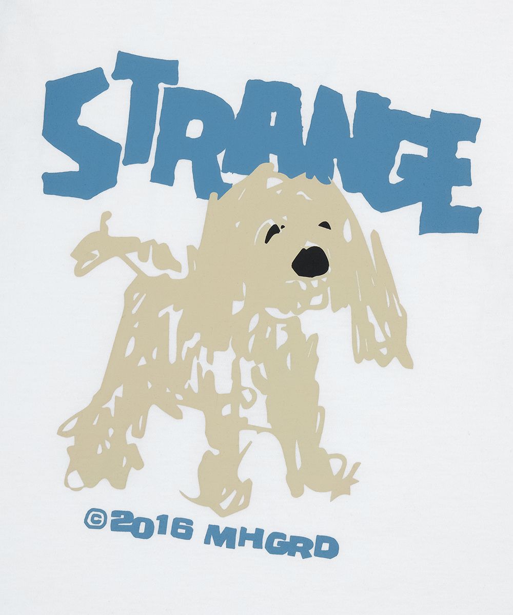 MUSINSA | MAHAGRID STRANGE PUPPY TEE WHITE(MG2FMMT506A)