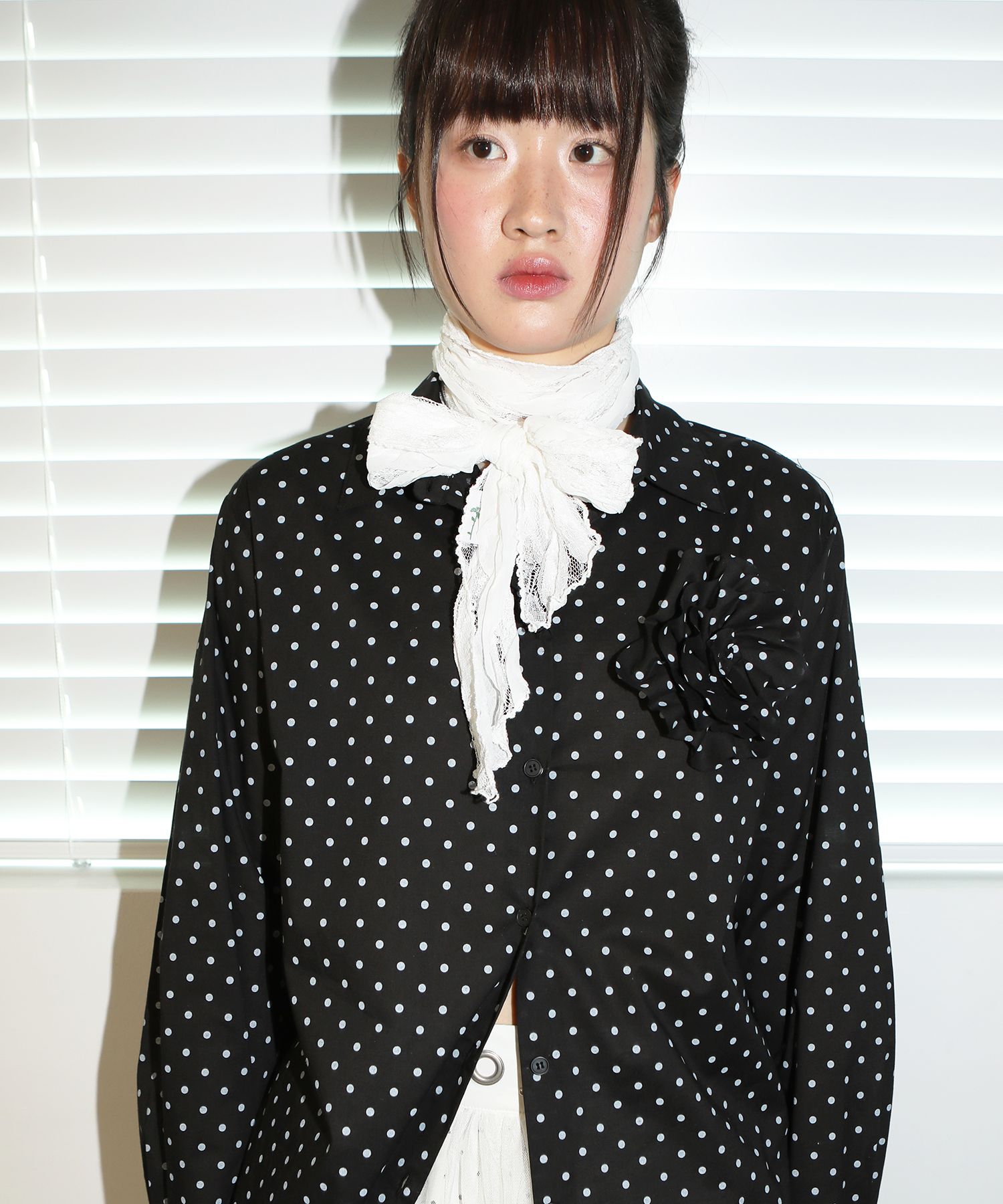 【NOFFICIALNOFFICE】PICOT TRIM LACE SCARF MUSINSA | NOFFICIALNOFFICE Peacoat Trim Lace Scarf Off White