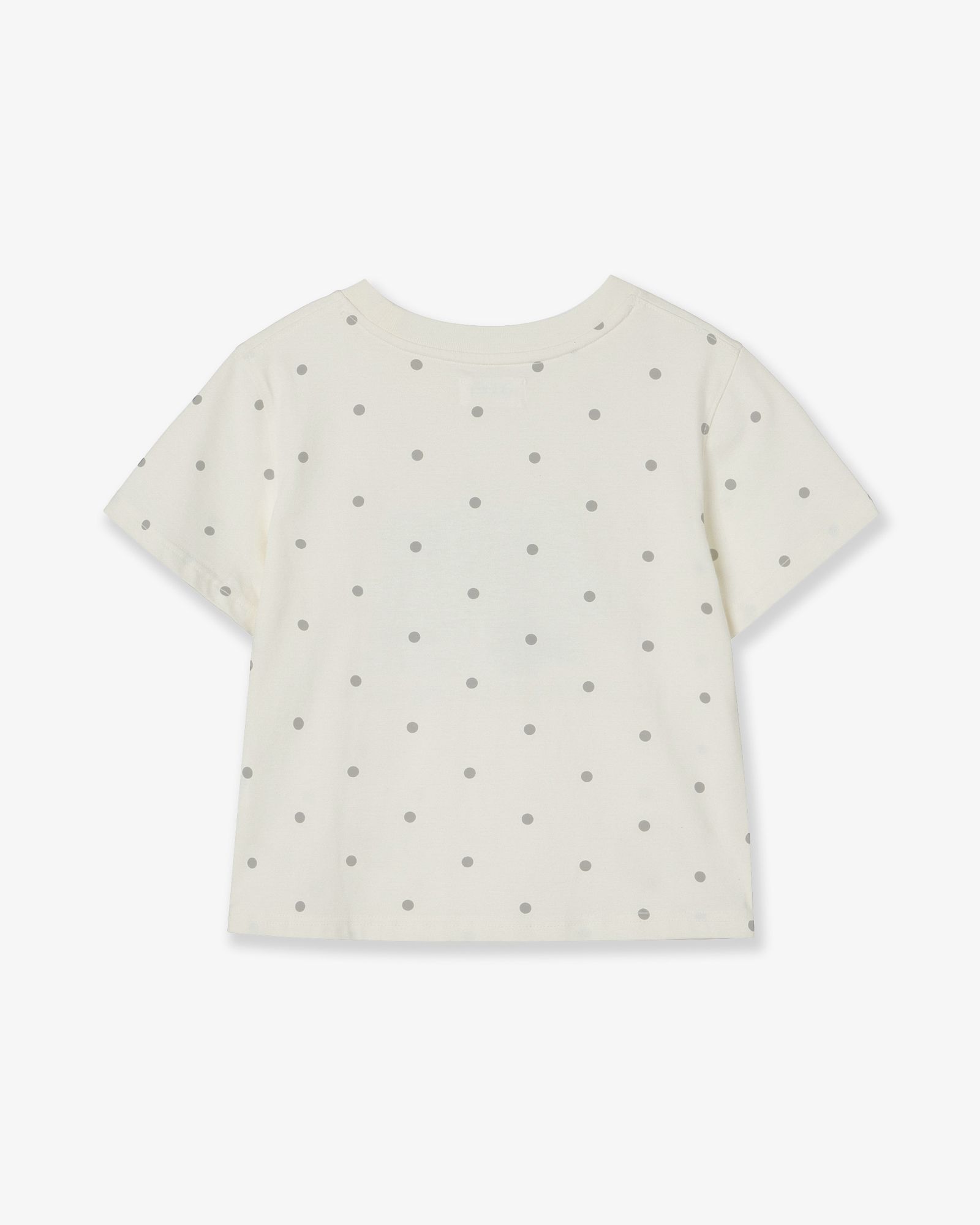 WEB LOGO DOT CROP T-SHIRTS [CREAM] – aeae JAPAN