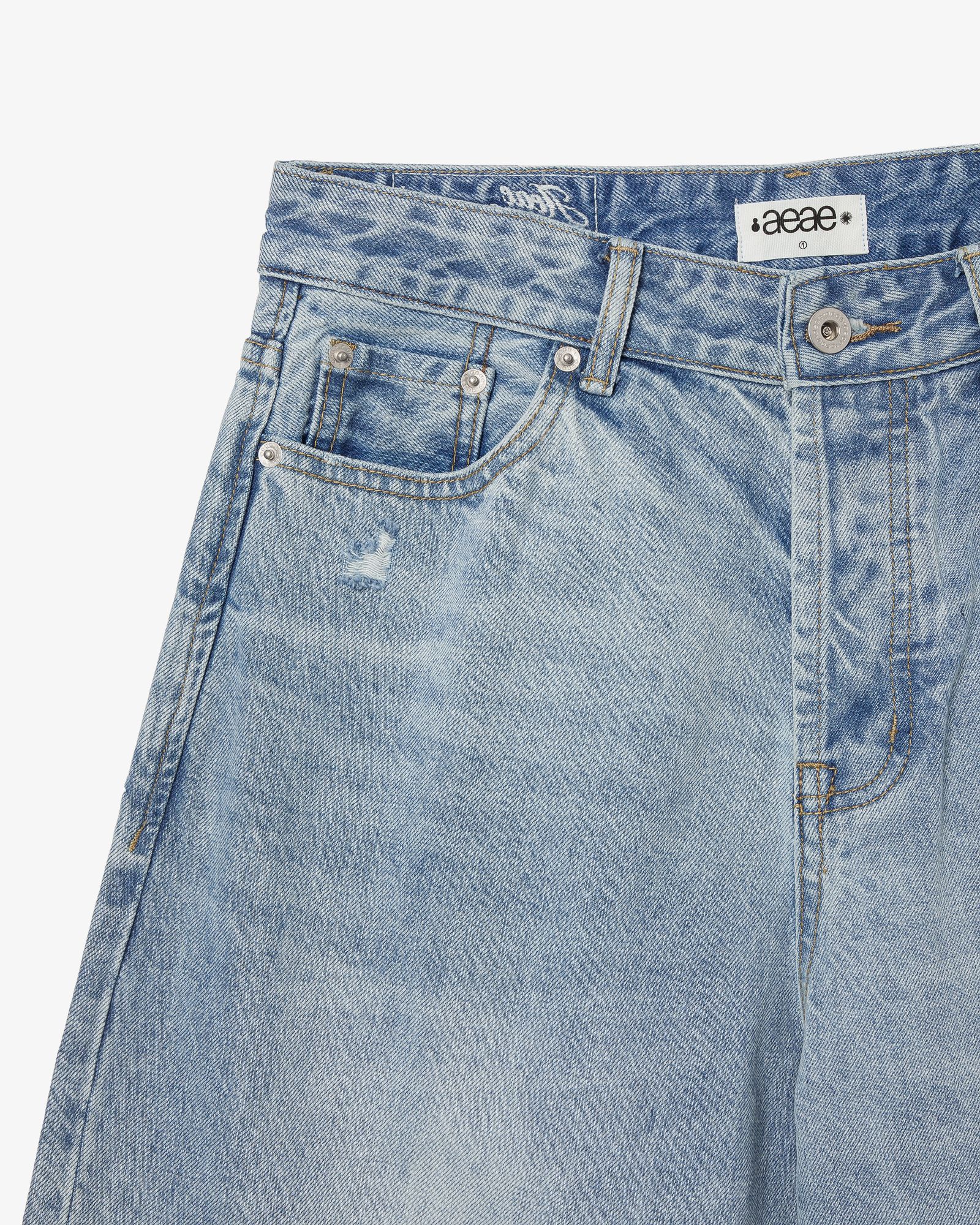 【公式サイト】正規ブランド品通販 DENIM PATCHWORK CHECK AEAE | MUSINSA PANTS BLUE] [LIGHT パンツ