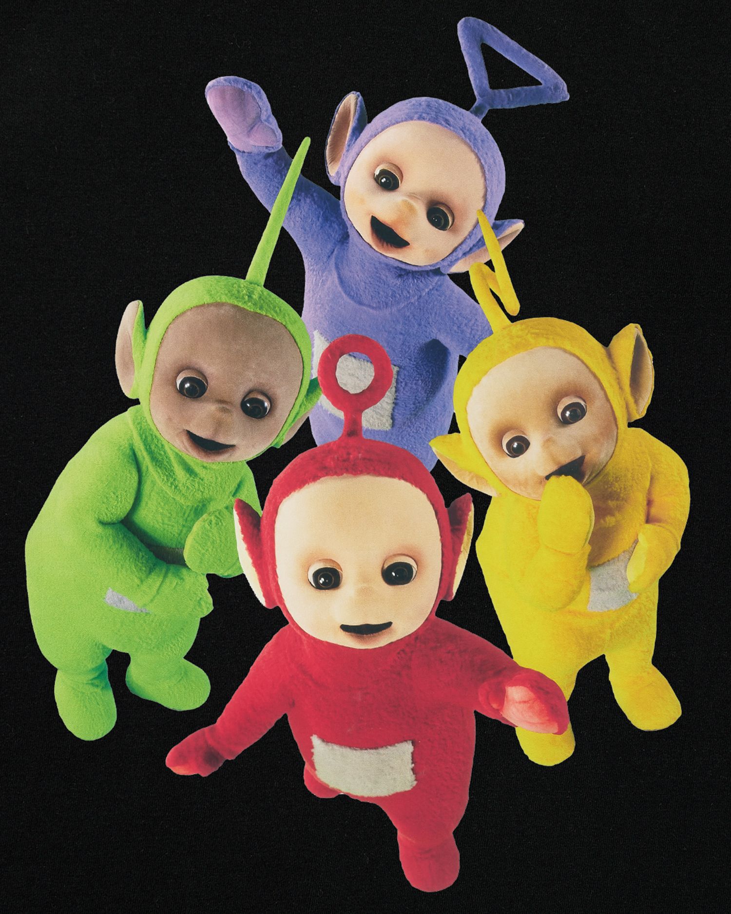 MUSINSA | LAUGHER [Teletubbies] Classic T-Shirt - Black