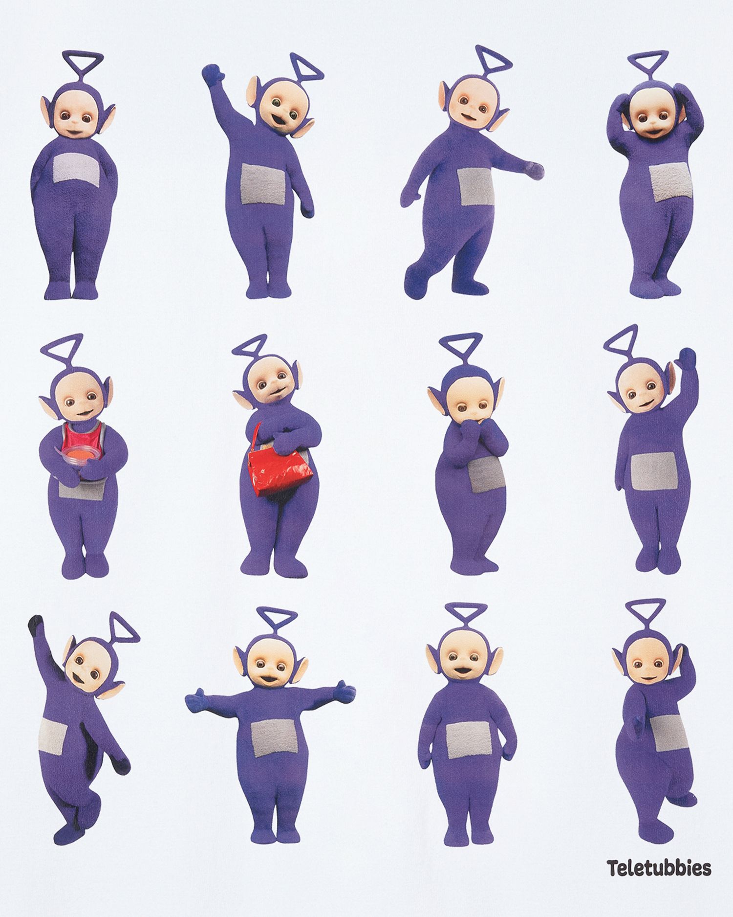 MUSINSA | LAUGHER [Teletubbies] Motion Purple Dolby T-shirt