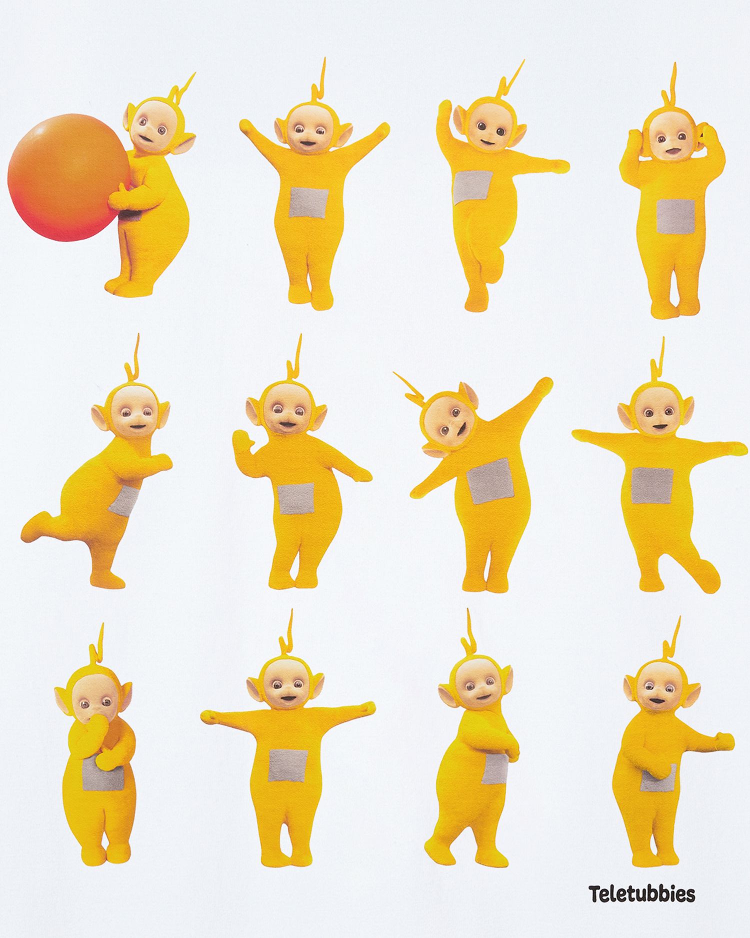 Tシャツ・カットソー LAUGHER Teletubbies Motion Nana T-Shirt White TE33 MUSINSA | LAUGHER [Teletubbies] Motion Nana T-shirt - White