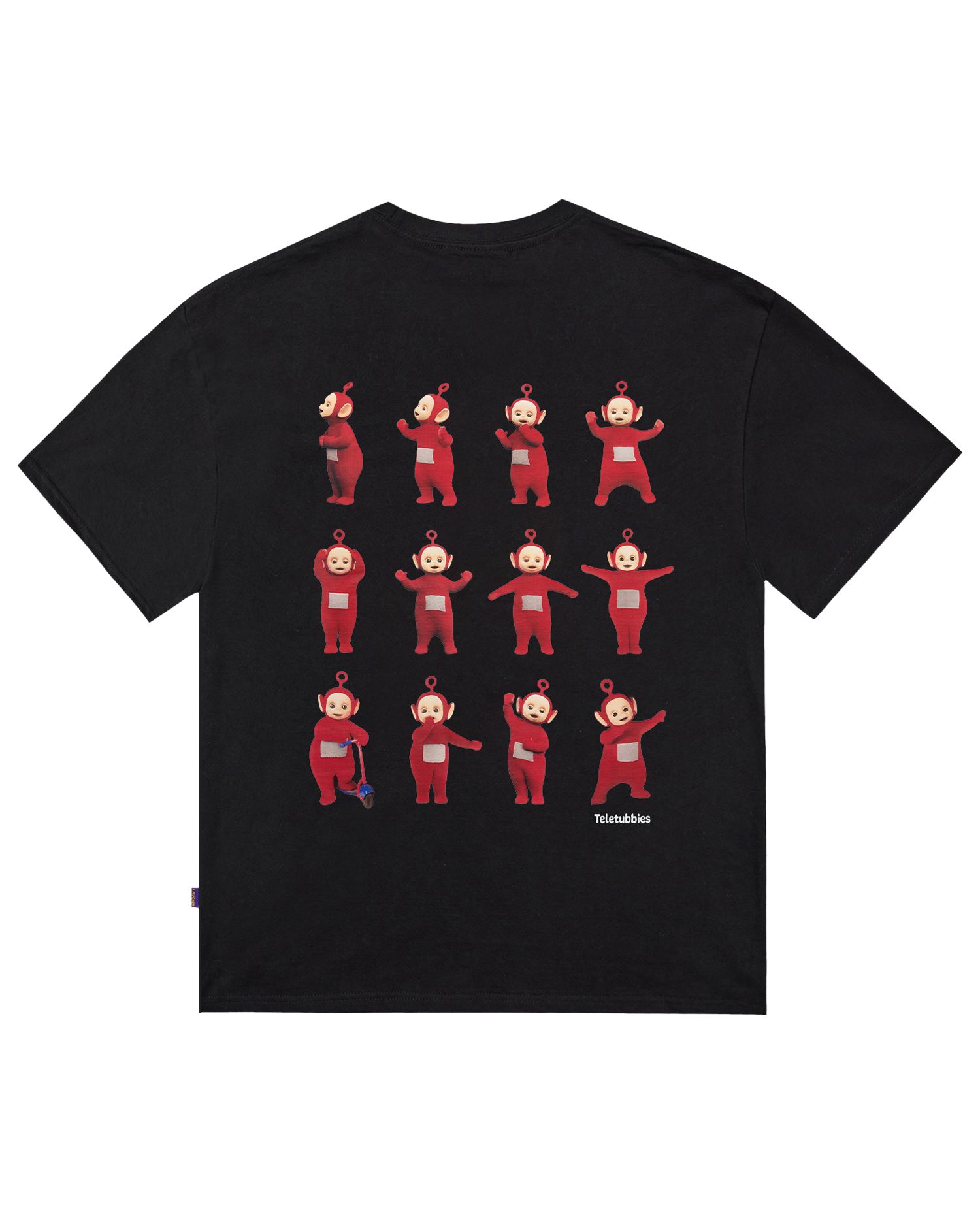 Tシャツ・カットソー LAUGHER Teletubbies Motion Nana T-Shirt Black TE32 MUSINSA | LAUGHER [Teletubbies] Motion Nana T-shirt - Black