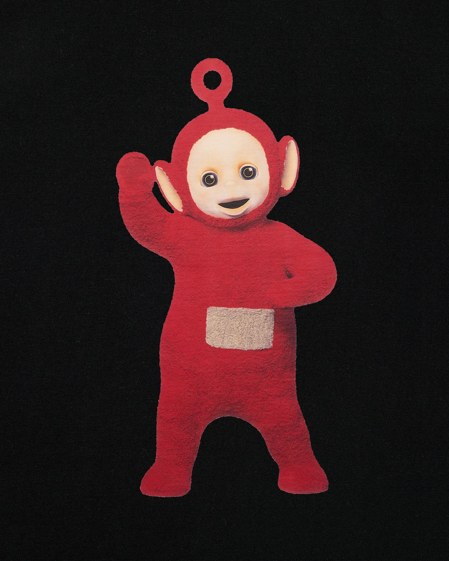 MUSINSA公式 | LAUGHER [Teletubbies] Motion Po T-shirt - Black