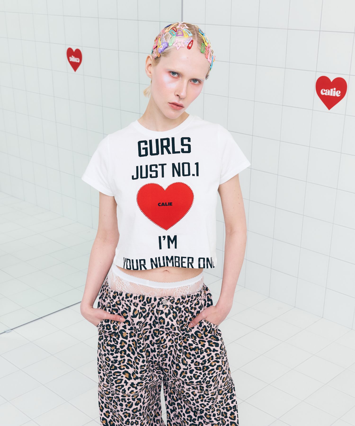 Tシャツ・カットソー as if calie GURLS JUST T-SHIRT RM5B0163 MUSINSA | ASIF CALIE GURLS JUST T-SHIRT WHITE