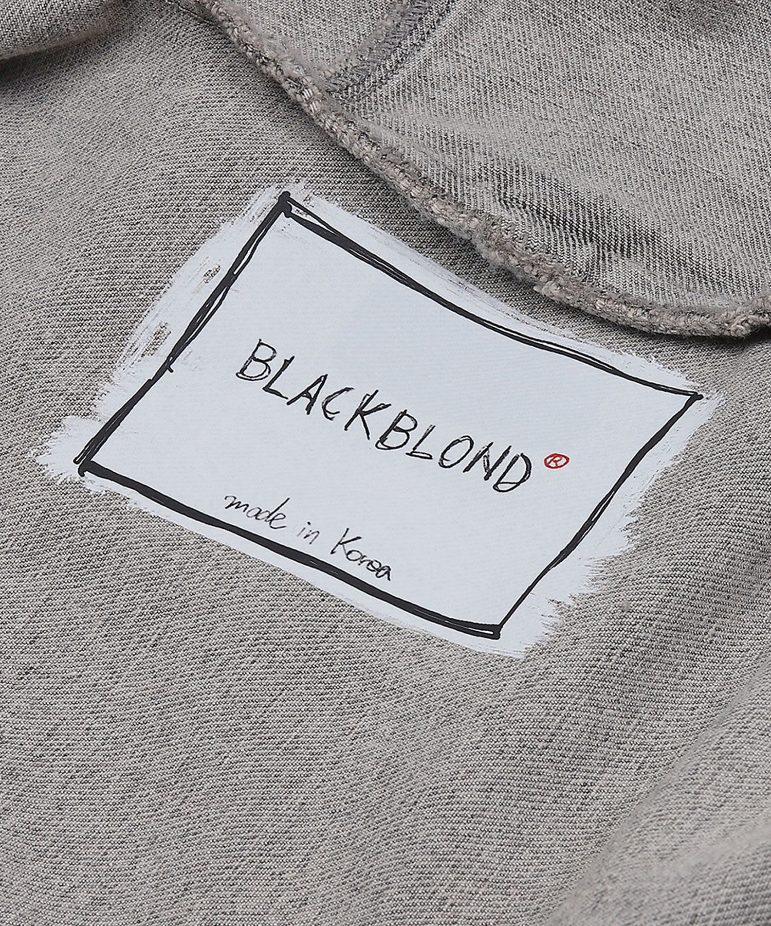 MUSINSA | BLACKBLOND Vivid Vintage Clash Hooded Denim Zip-Up