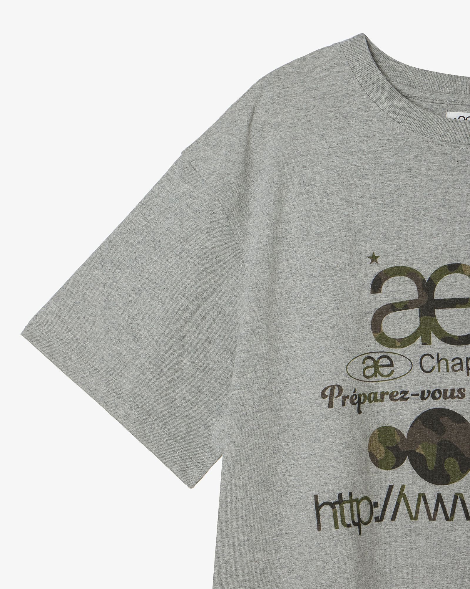 Tシャツ・カットソー [AEAE]WEB LOGO T-SHIRTS [MELANGE GREY/CAMO]WEB LOGO T-SHIR MUSINSA | AEAE WEB LOGO T-SHIRTS [MELANGE GREY/CAMO]