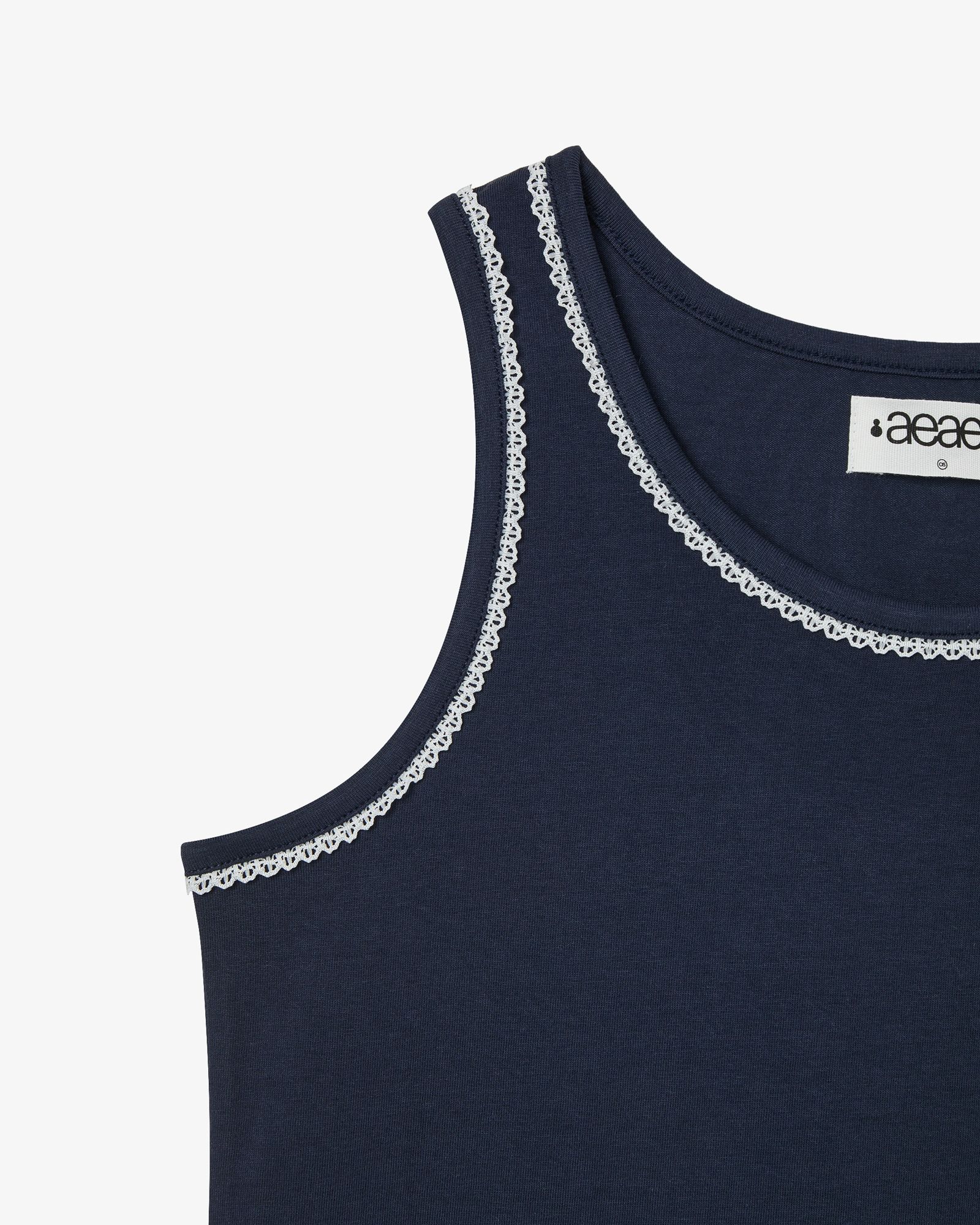 AEAE■LACE POCKET SLEEVELESS■送料込 MUSINSA | AEAE LACE POCKET SLEEVELESS [NAVY]