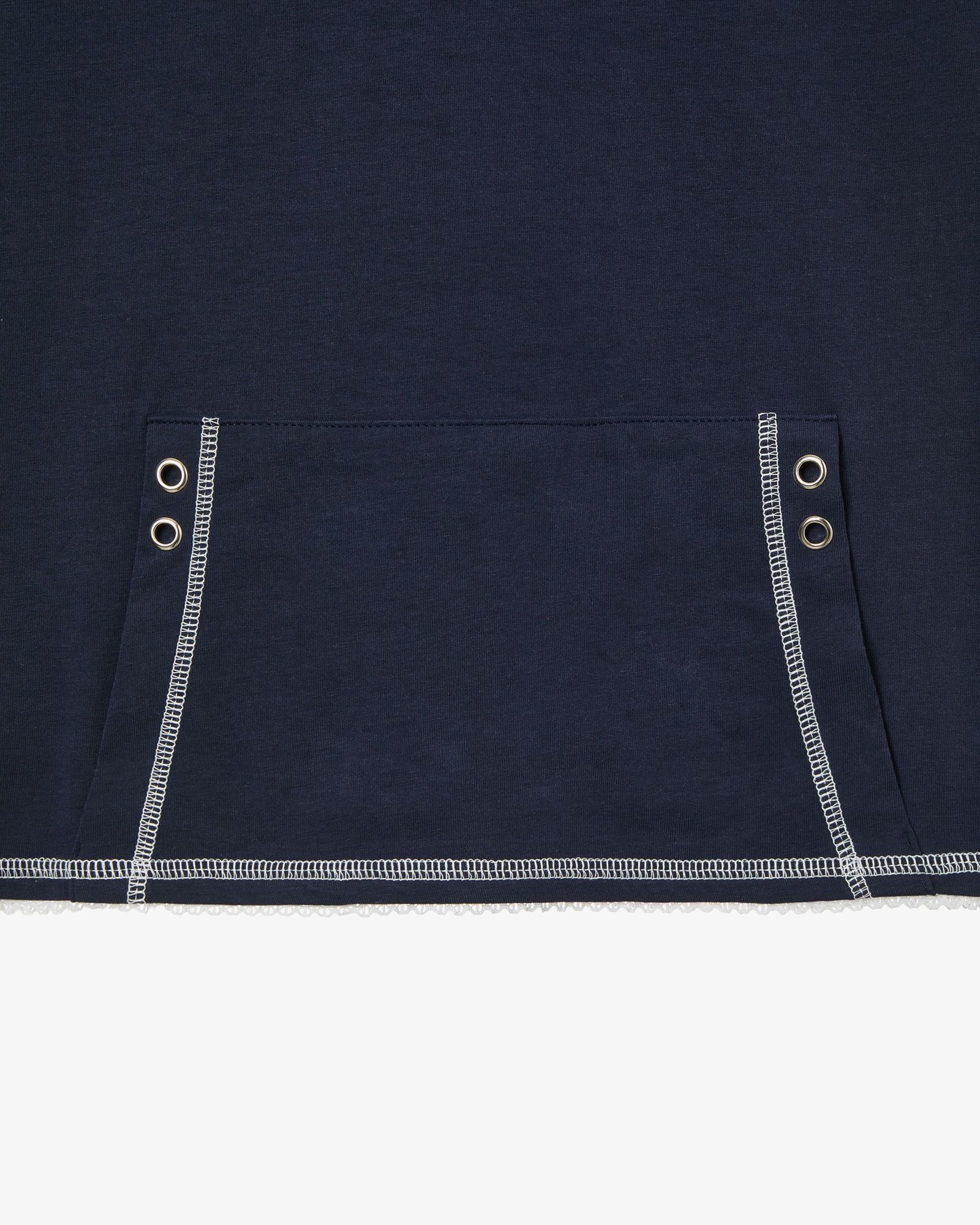 MUSINSA | AEAE LACE POCKET SLEEVELESS [NAVY]