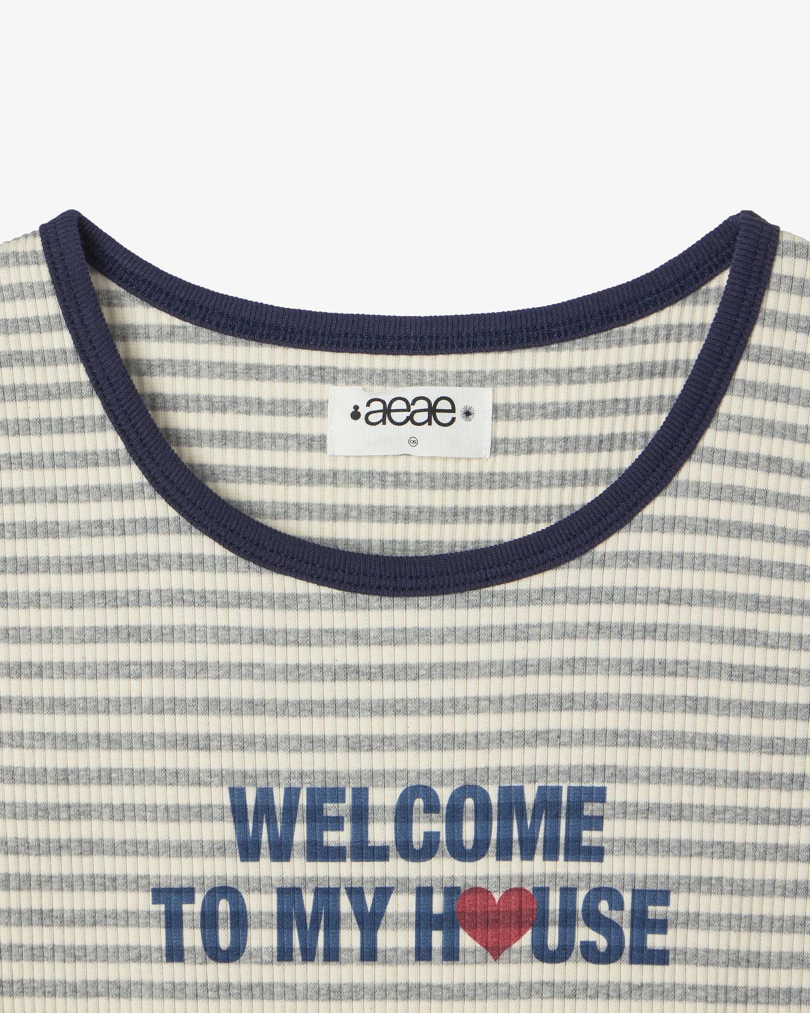 Tシャツ・カットソー AEAE WELCOME TO MY HOUSE SLEEVELESS MELANGE GREY AE45SWSL002 MUSINSA公式 | AEAE WELCOME TO MY HOUSE SLEEVELESS [MELANGE GREY]