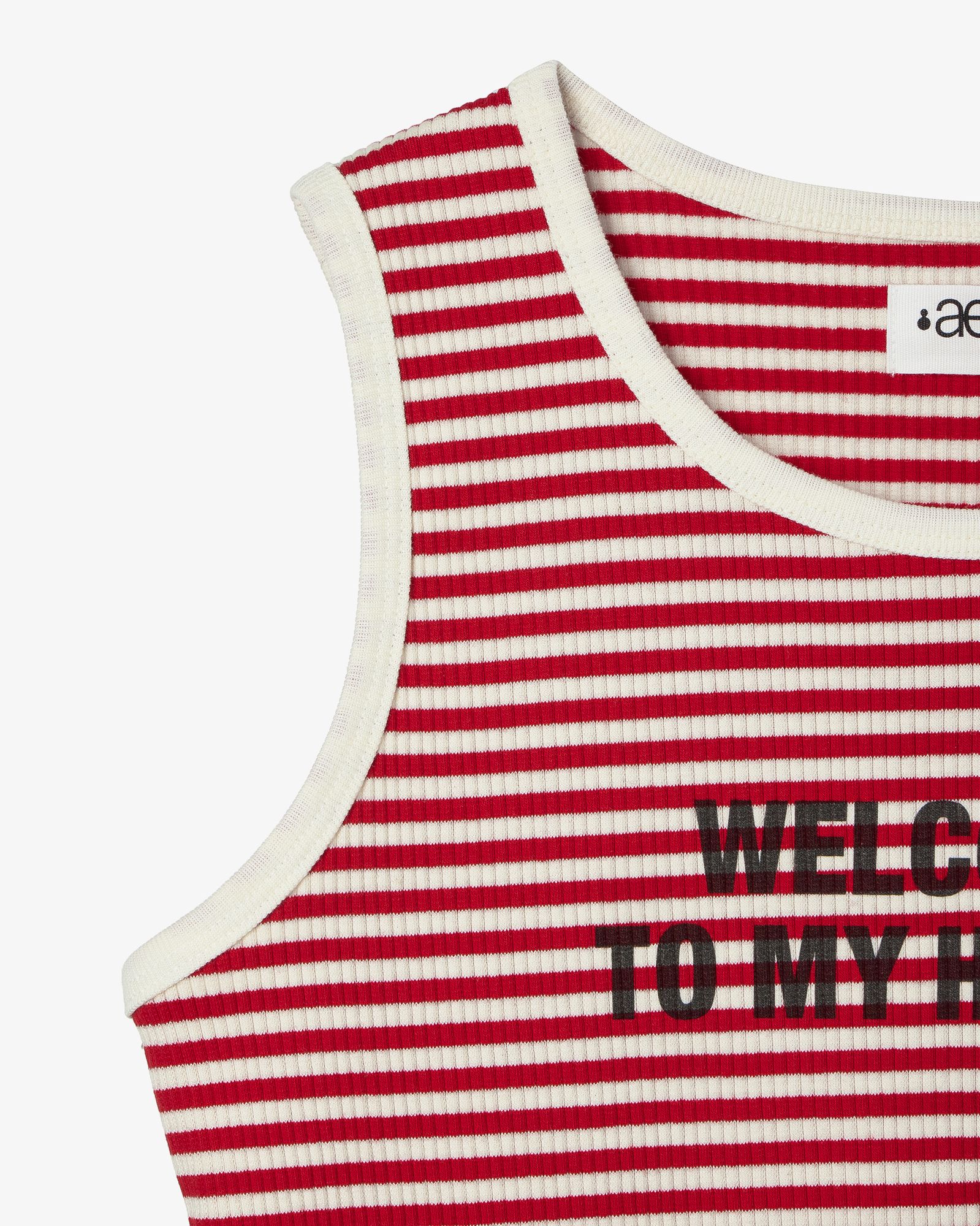 Tシャツ・カットソー AEAE WELCOME TO MY HOUSE SLEEVELESS RED AE45SWSL002RED MUSINSA | AEAE WELCOME TO MY HOUSE SLEEVELESS [RED]