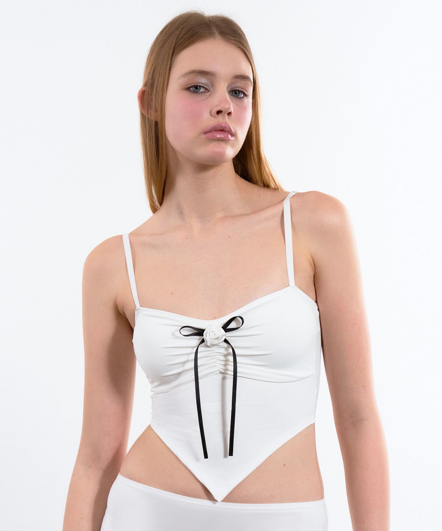 ◆VINAJ◆ Lace Uneven Skirt Cover Up White MUSINSA | VINAJ Midi Uneven See-Through Skirt Cover-Up (White)