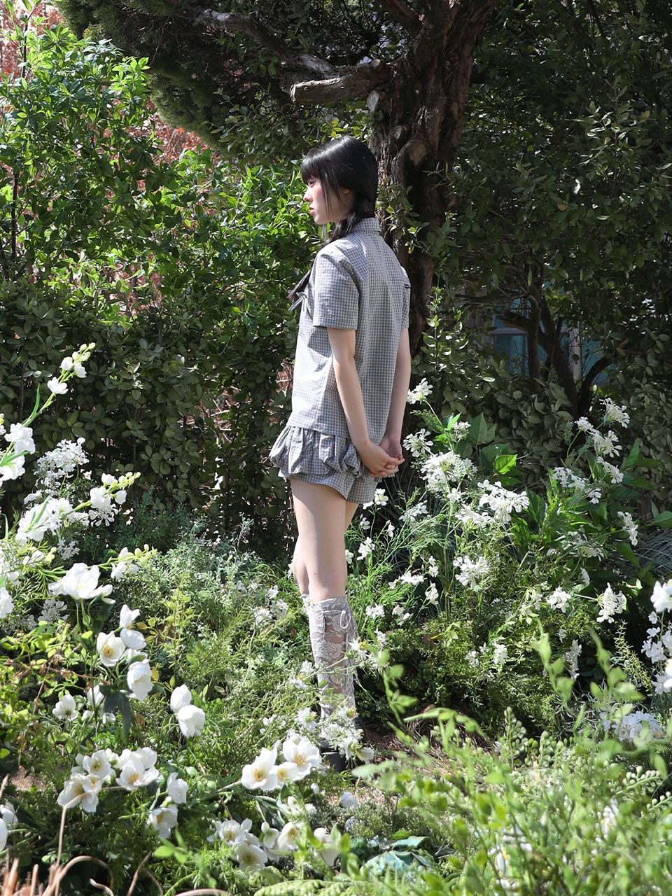スカート UGLYSHADOW Pumpkin Skirt Pants (Blue) MUSINSA | UGLYSHADOW Pumpkin Skirt Pants (Blue Grey)