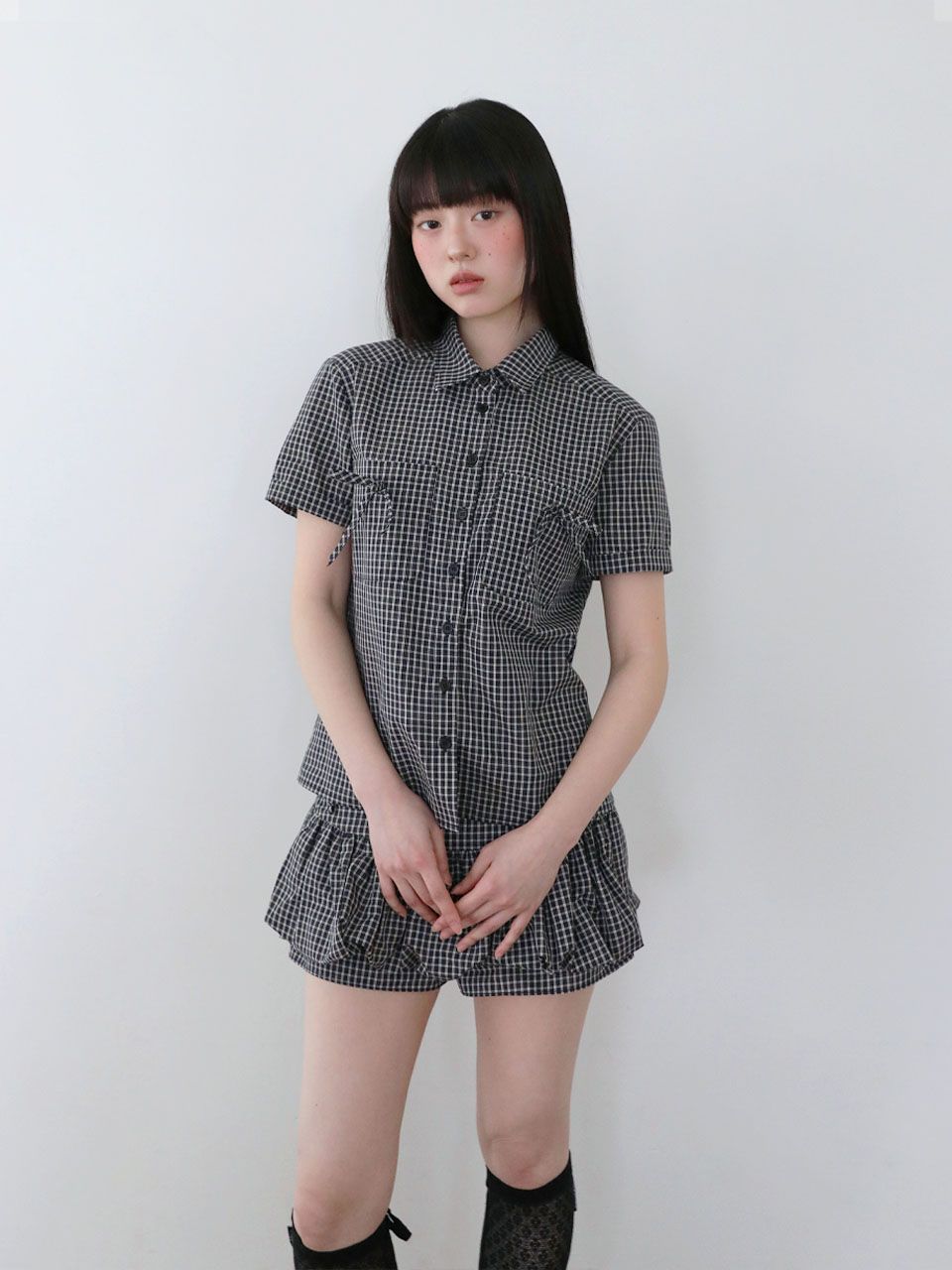 UGLYSHADOW ■ Pumpkin Skirt Pants 어글리쉐도우