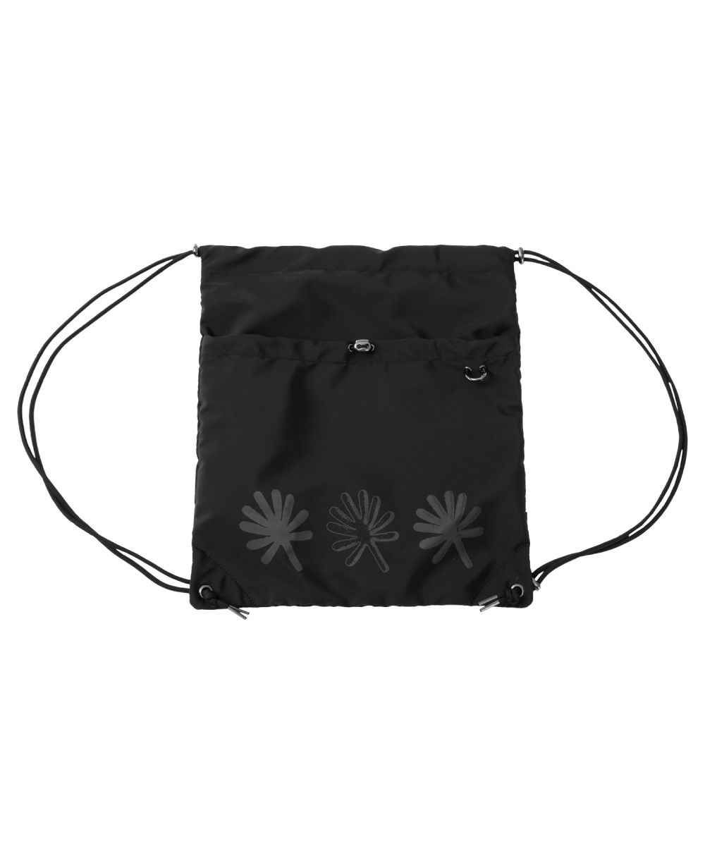 ★DANDEL★ DD layer symbol gym sack string bag BLACK MUSINSA | DANDEL DD layer symbol gym sack string bag (BLACK)