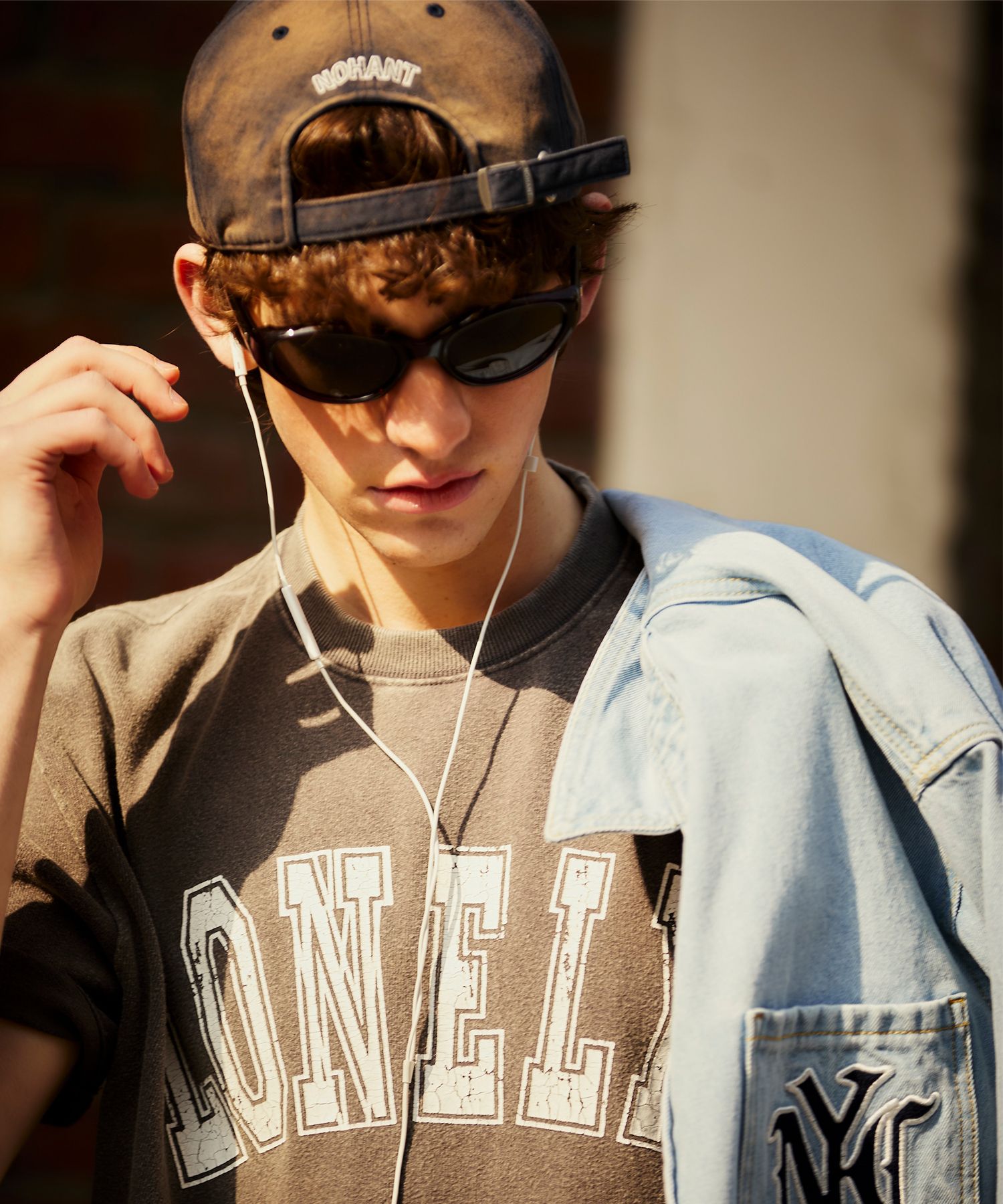 NOHANT ■ NYC SALT WASHING BALL CAP キャップ NYC SALT WASHING BALL CAP BROWN – NOHANT GLOBAL