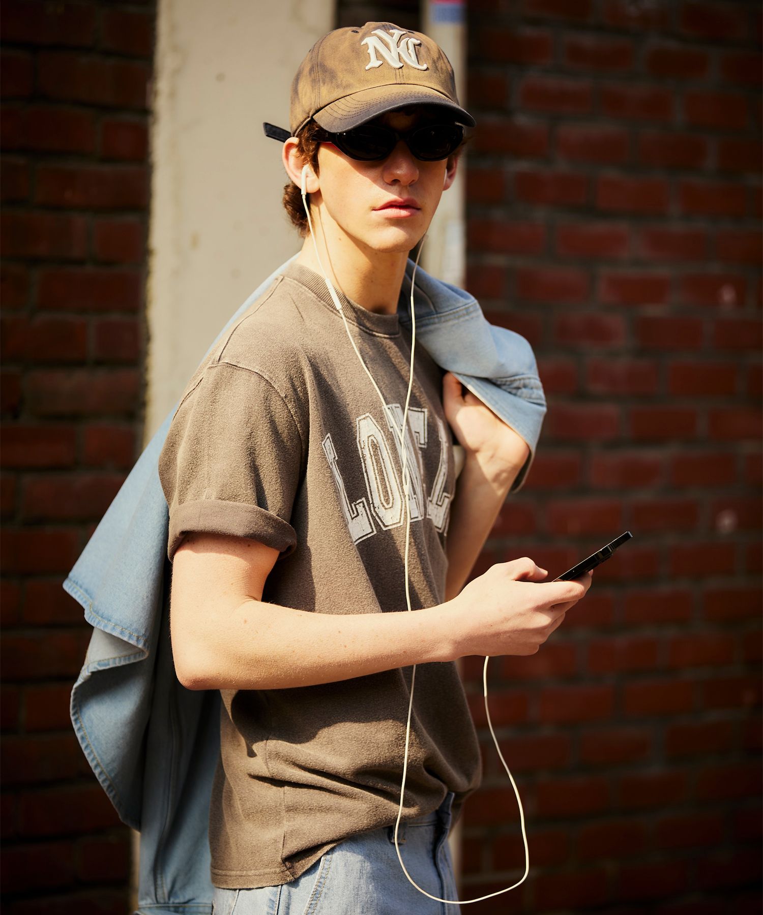 NOHANT ■ NYC SALT WASHING BALL CAP キャップ NYC SALT WASHING BALL CAP BROWN – NOHANT GLOBAL