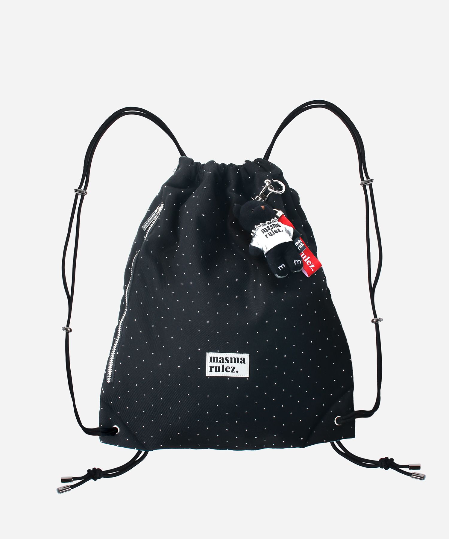 MUSINSA公式 | MASMARULEZ [INT] Gym sack string bag _ Twilight black