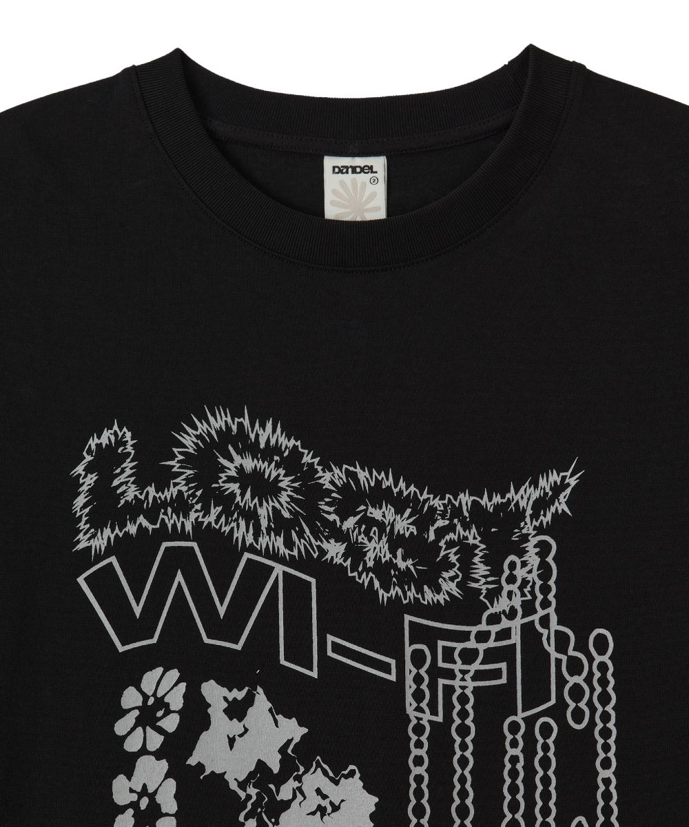 ★DANDEL★ DD lost wifi tee BLACK MUSINSA公式 | DANDEL DD lost wifi tee (BLACK)