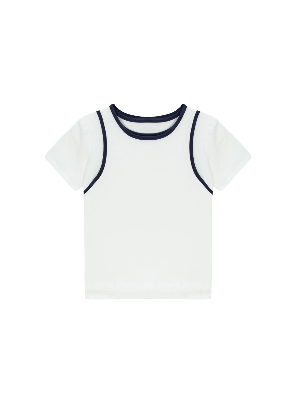 Tシャツ・カットソー asif CALIE COLORING DOUBLE LAYERED T-SHIRT RM5B0159 MUSINSA公式 | ASIF CALIE COLORING DOUBLE LAYERED T-SHIRT IVORY