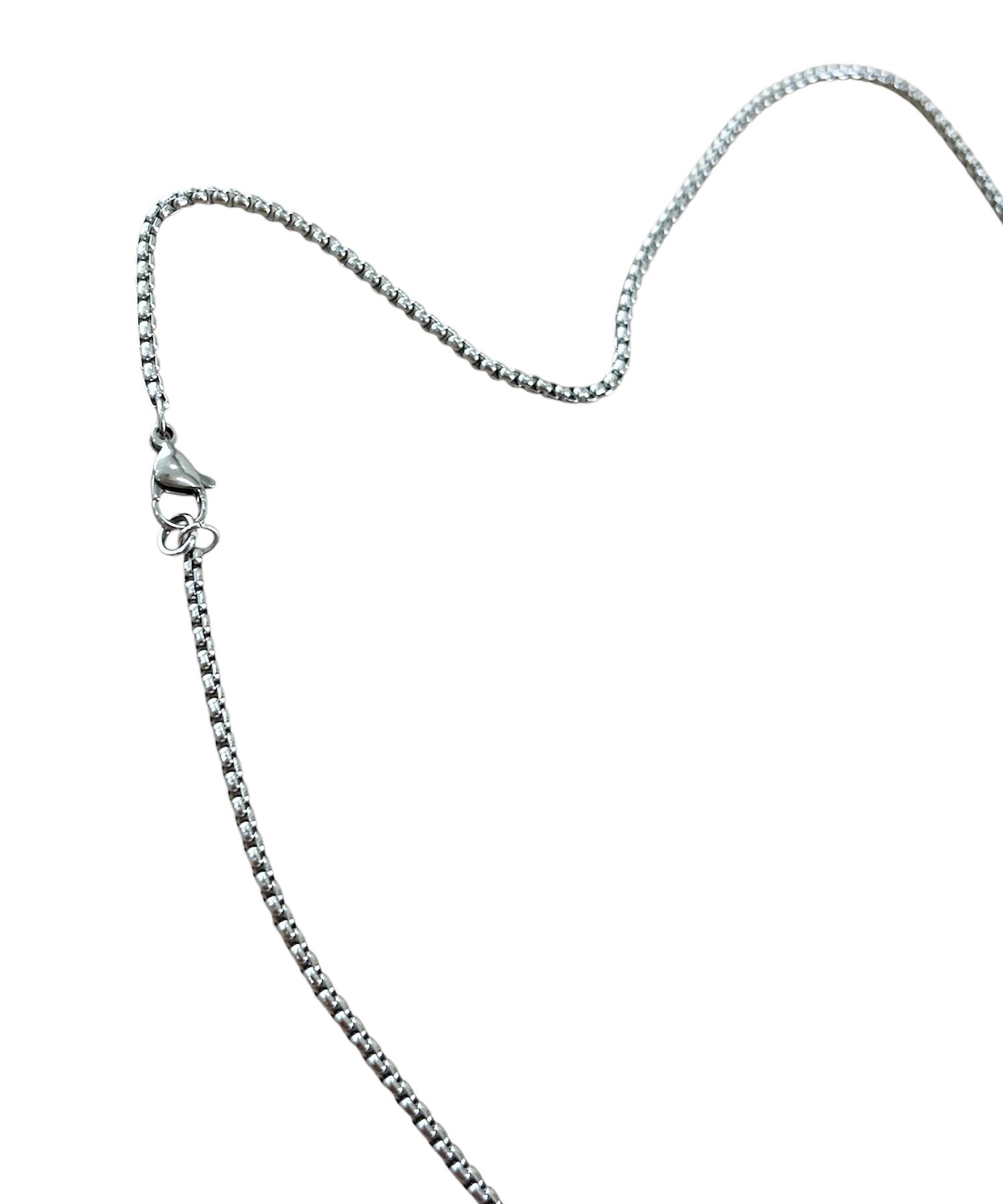 ★SENTIMENTS★ NO.479 [SILVER] STAR CODE LOCK MIX CHAIN NECK 51CZbzLVZAL.jpg