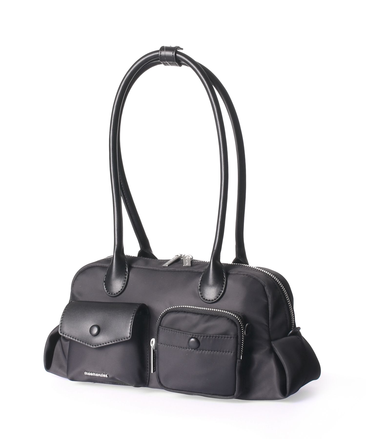 ★ masmarulez★ Chaming Nylon shoulder bagBrown 5014764705 MUSINSA | MASMARULEZ [INT] Chaming Nylon shoulder bag_Black