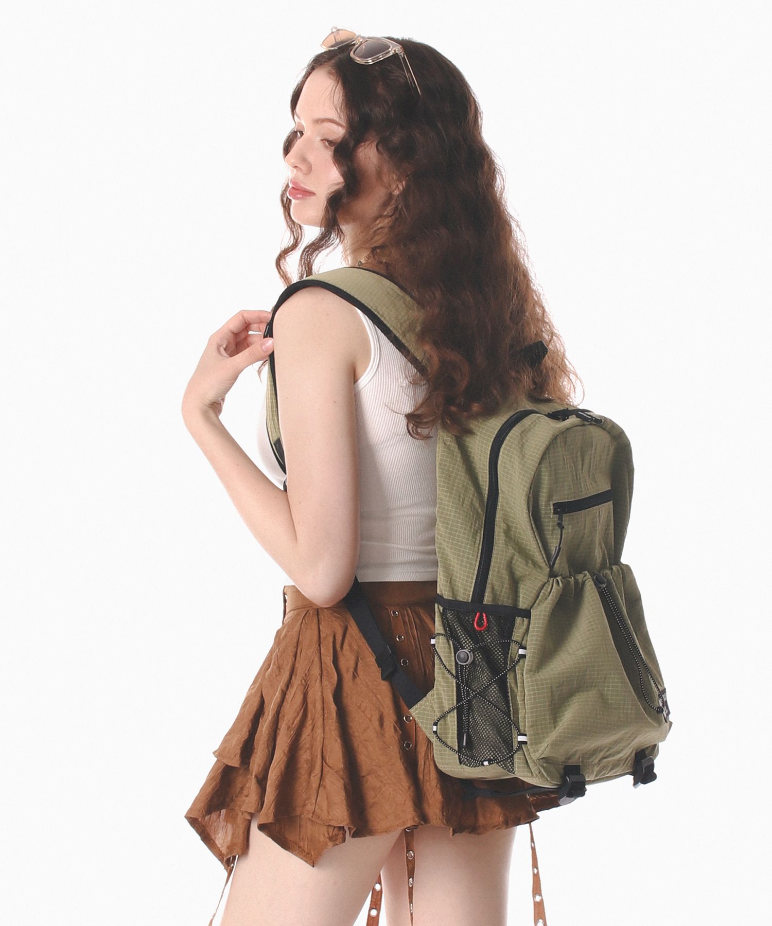 ★masmarulez★ Nomad light backpackAsh gray MUSINSA | MASMARULEZ [INT] Nomad light backpack_Pink