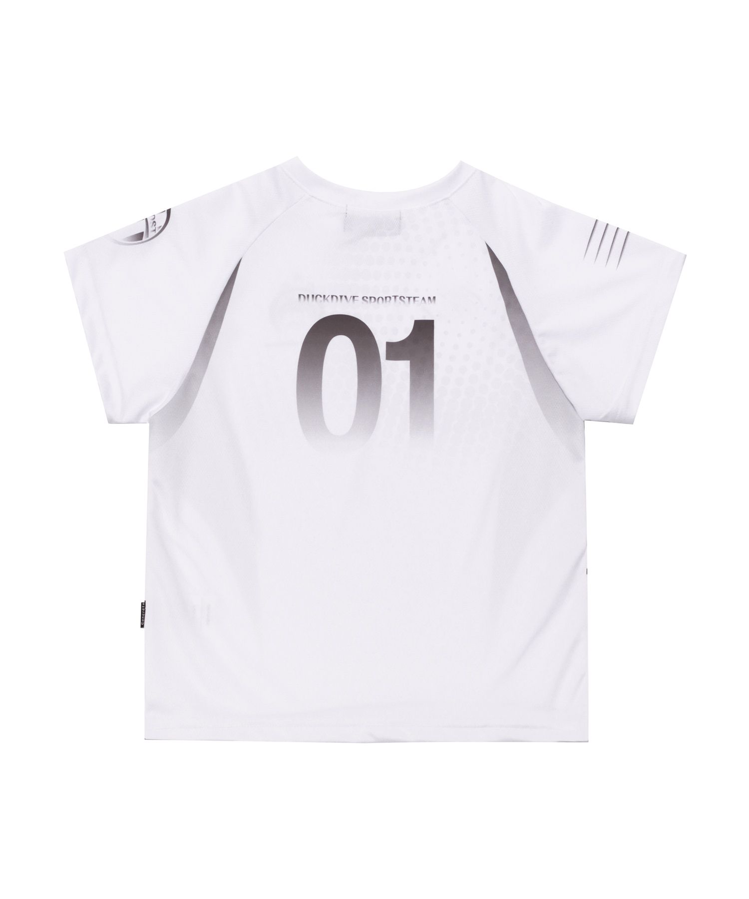 MUSINSA | DUCKDIVE Athlete Raglan Short Sleeve White