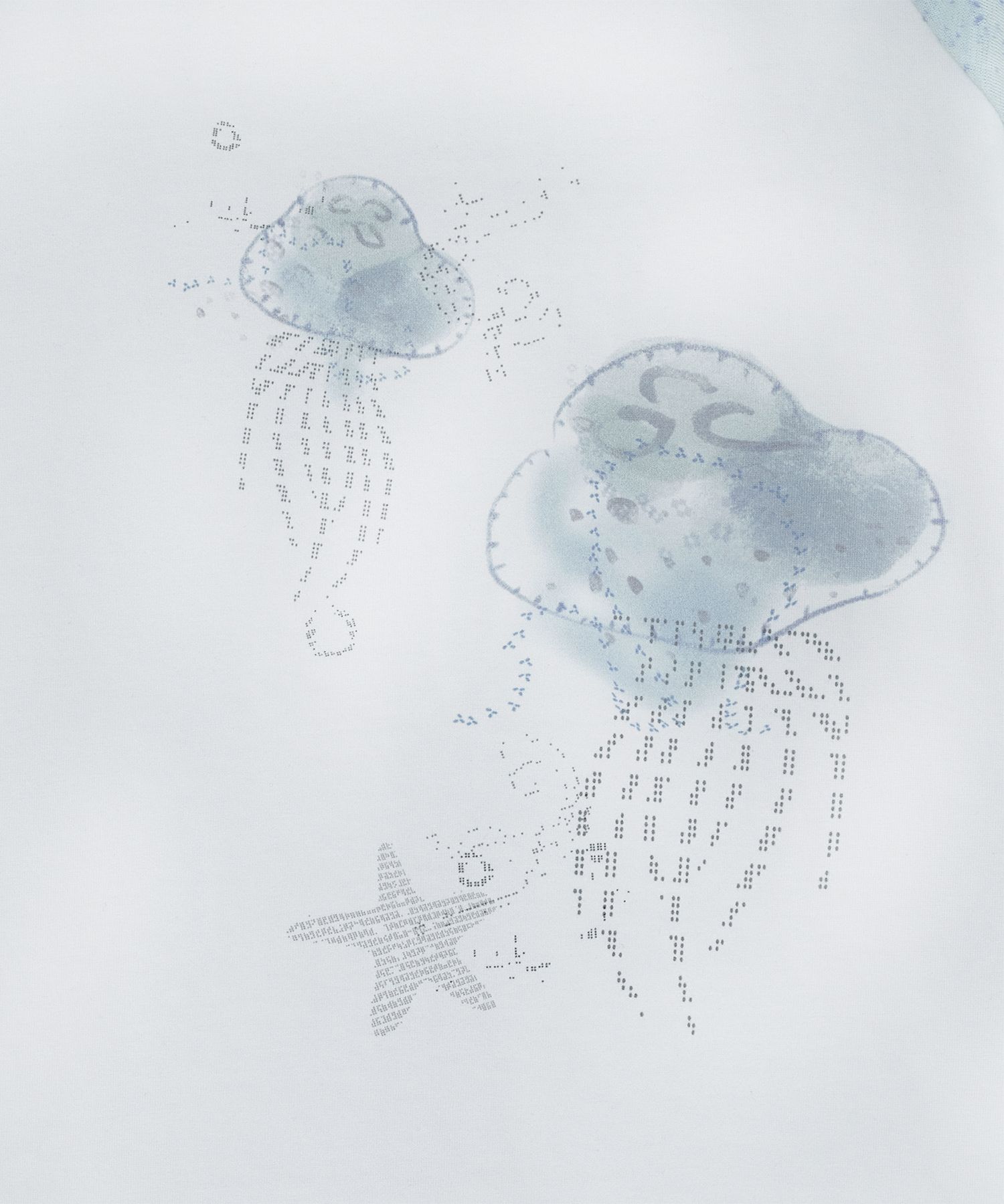 【HUGYOURSKIN】Jellyfish Ringer Tea (Blue) MUSINSA公式 | HUG YOUR SKIN Jelly fish ringer T (Blue)
