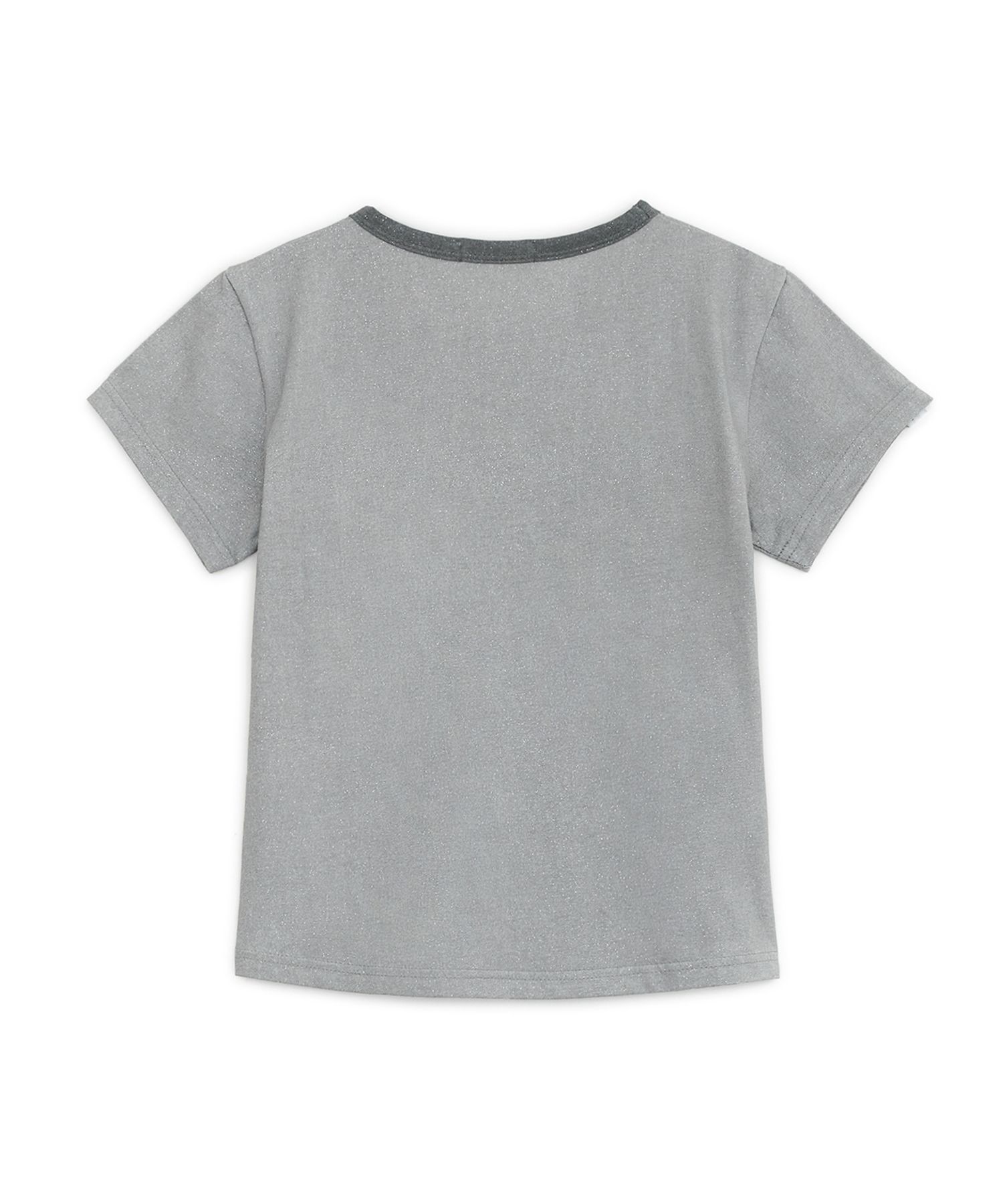 MUSINSA | HUG YOUR SKIN Glitter melted T (Gray)