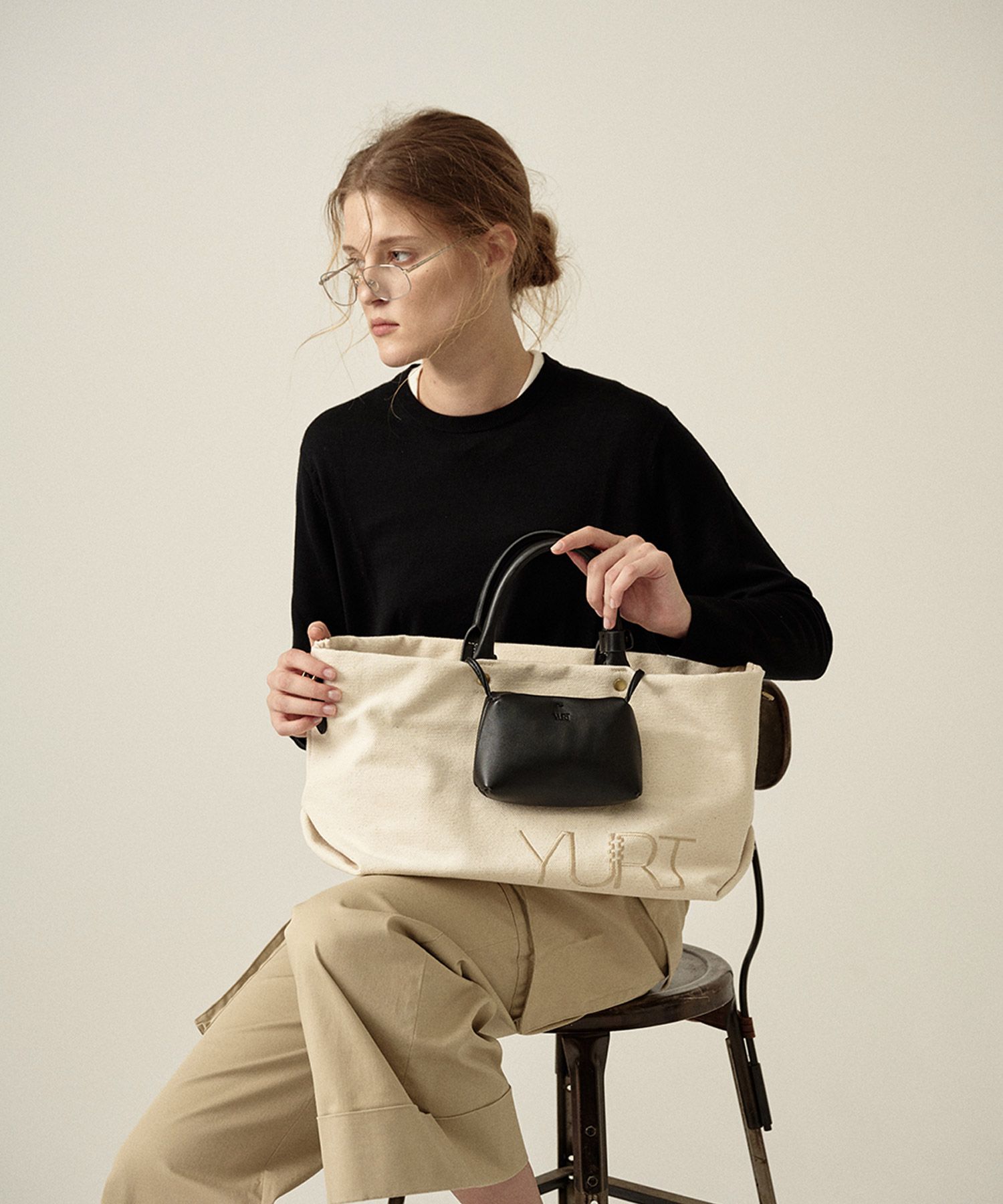 [YURT] PANIER CANVAS BAG ★大人気★ MUSINSA公式 | YURT PANIER CANVAS BAG_2color