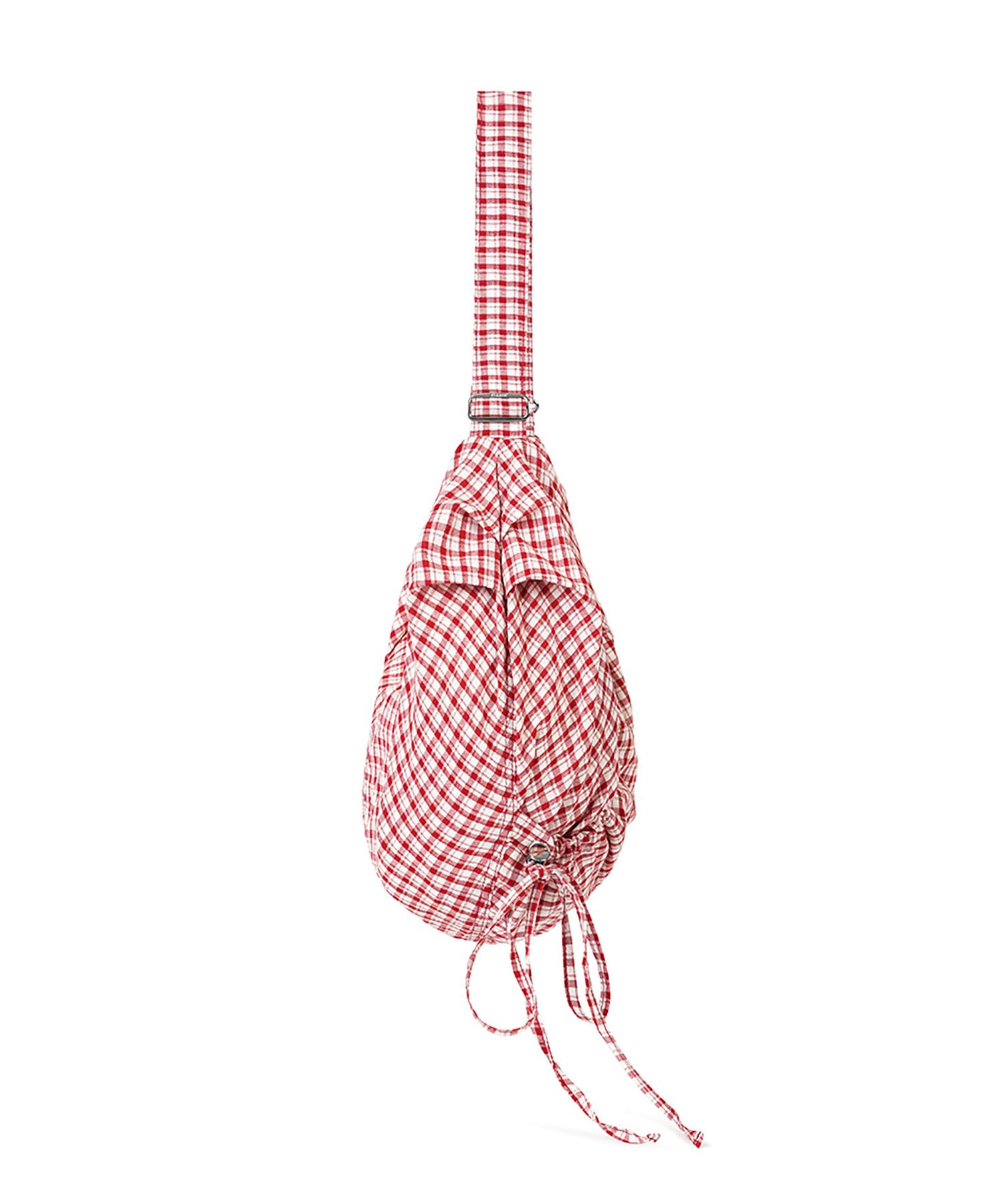 MUSINSA | fennec LASSIE BAG - CHECK RED