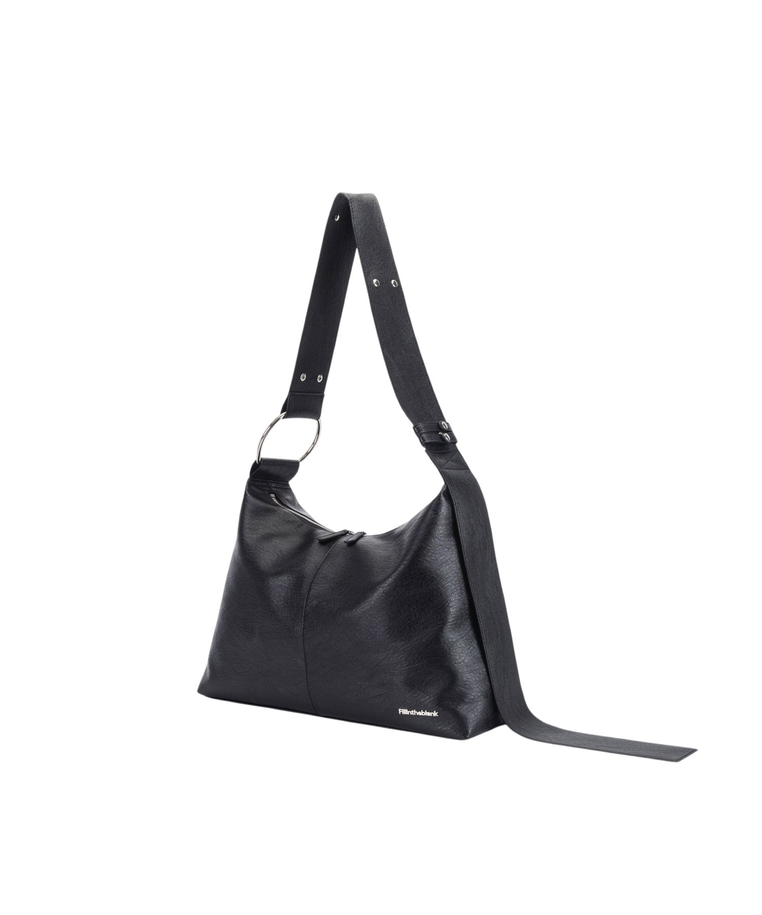 韓国 fillintheblank shoulder bag MUSINSA | FILLINTHEBLANK Trapezoid Shoulder Bag (black)