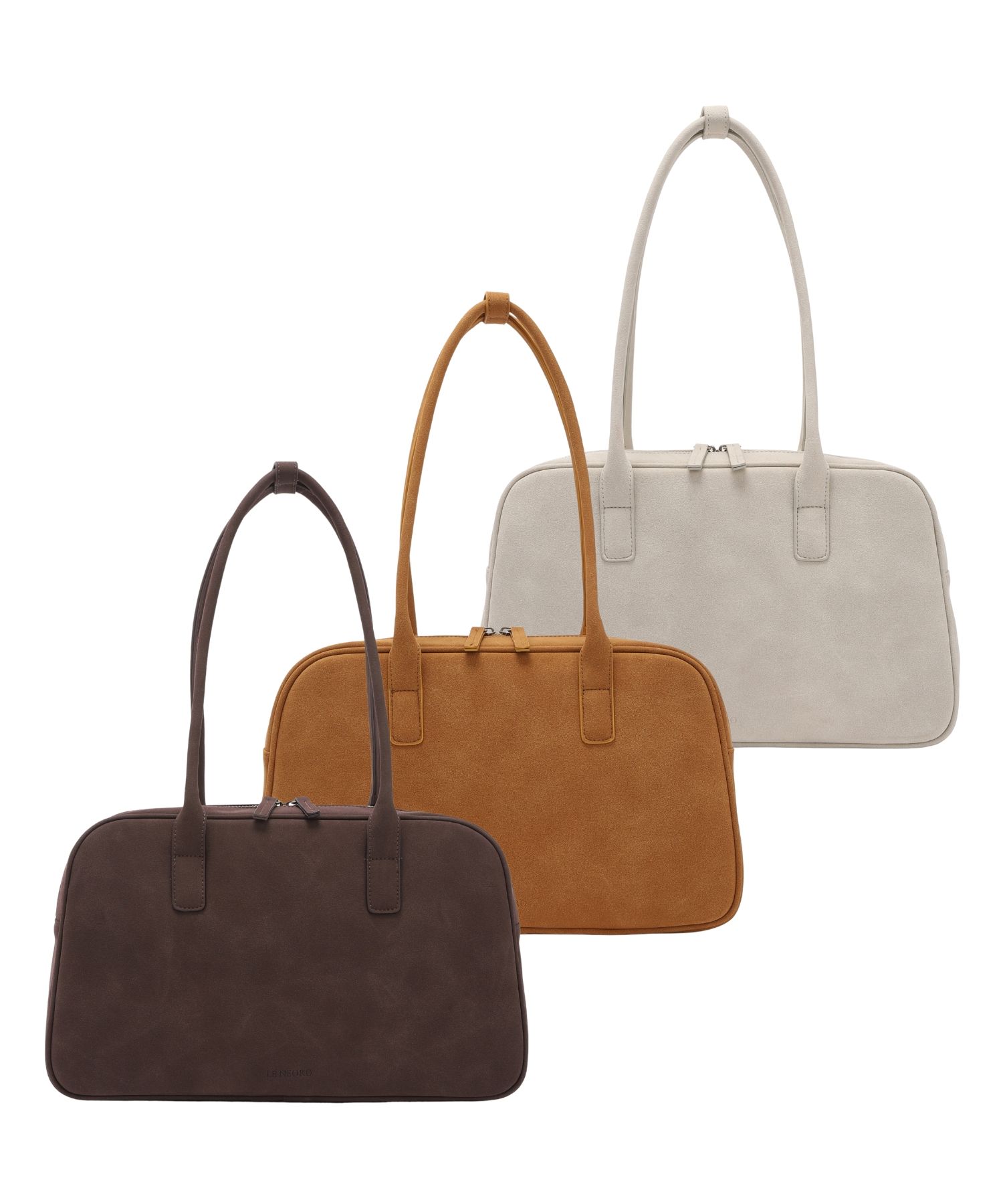 MUSINSA公式 | LENEORO トゥノアスエードボストンバッグ (3色)
